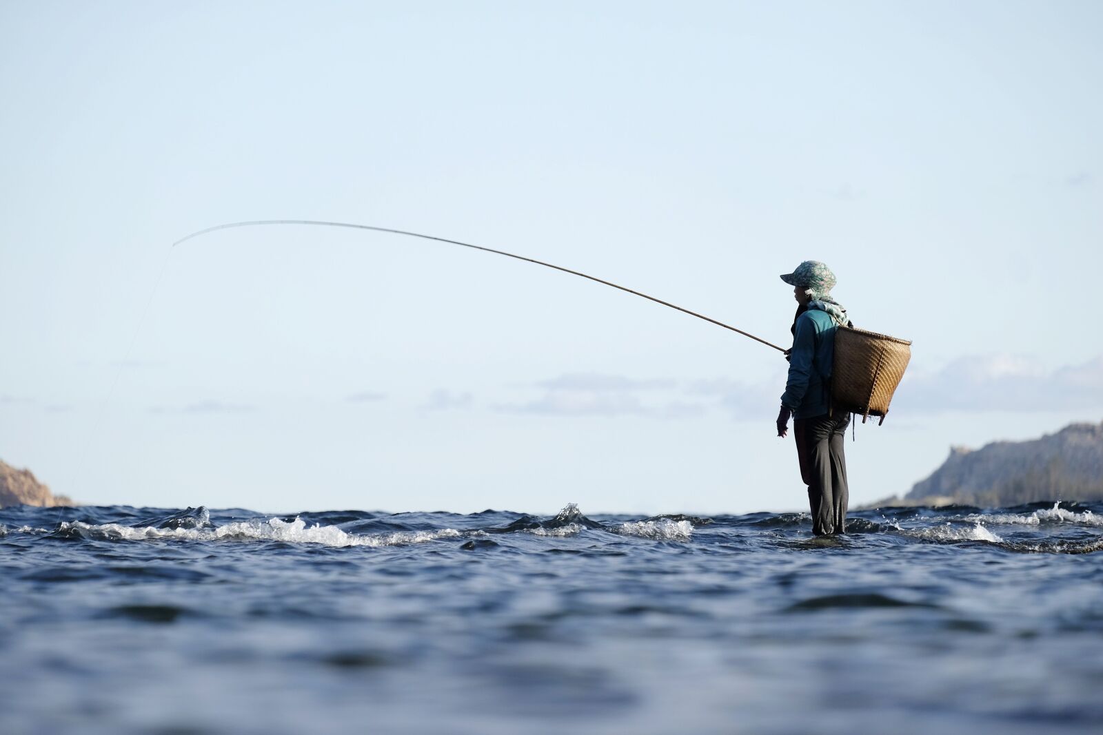 Fujifilm X-T1 sample photo. Fishing, fisherman, fishing rod photography