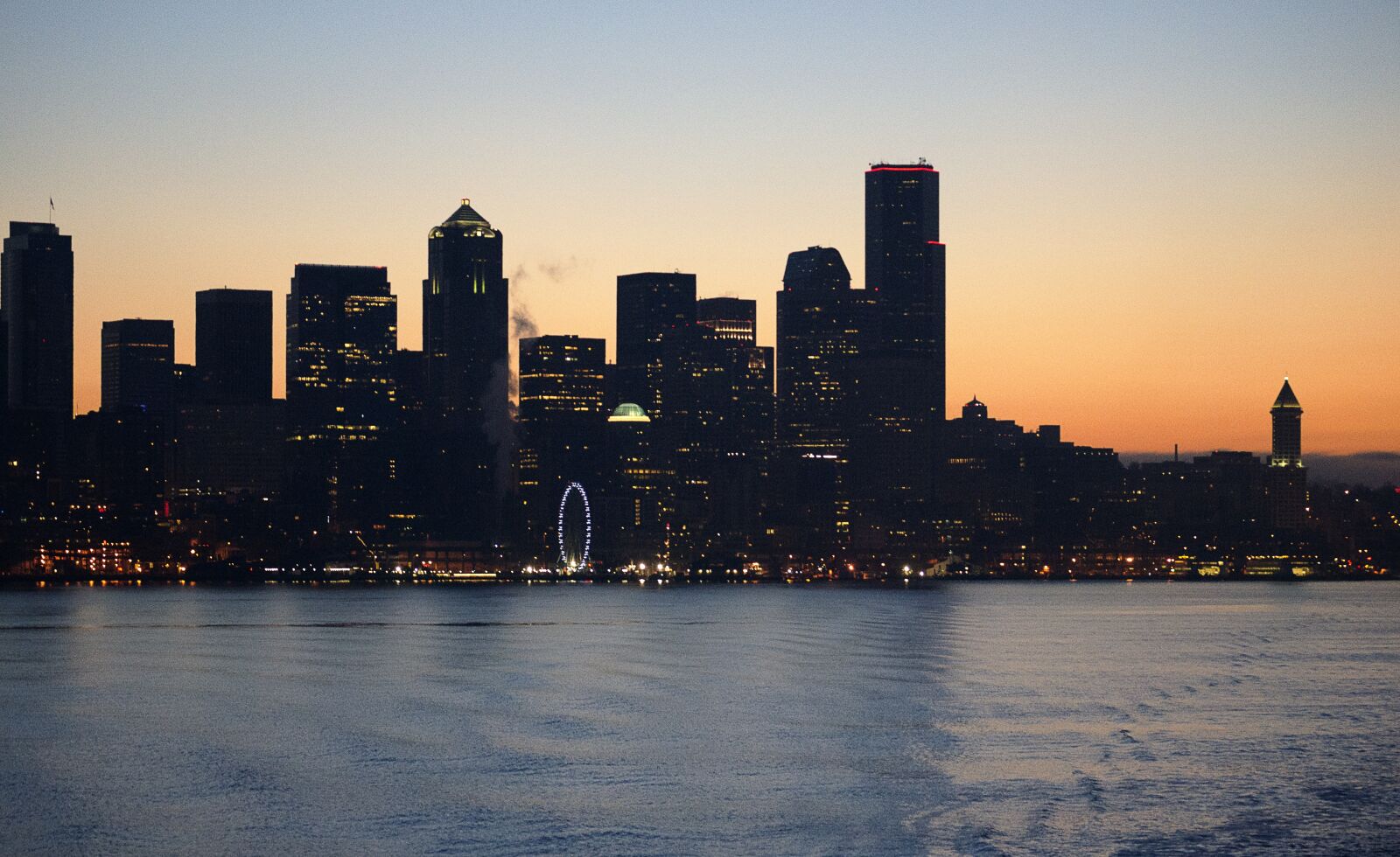 Nikon D3100 sample photo. Sunrise, waterfront, skyline photography