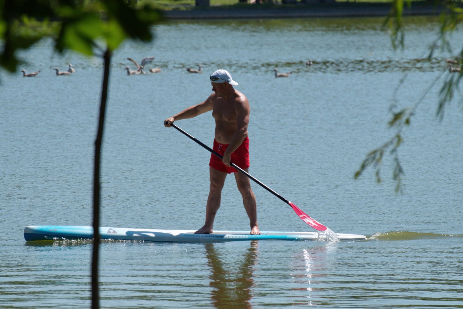 Nikon D5300 sample photo. Man, head, the paddle photography