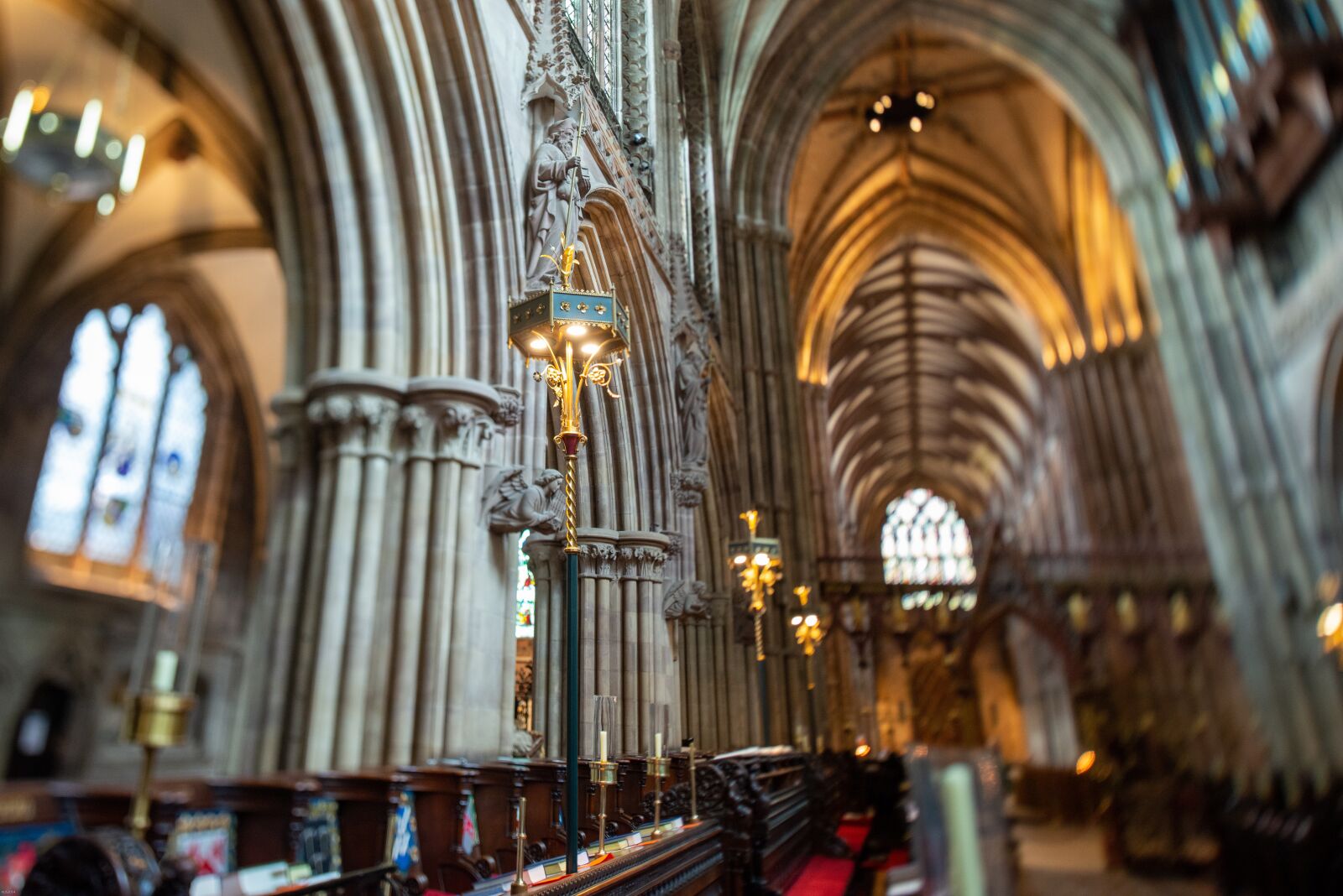 Nikon D800 sample photo. Cathedral, lichfield, tilt photography
