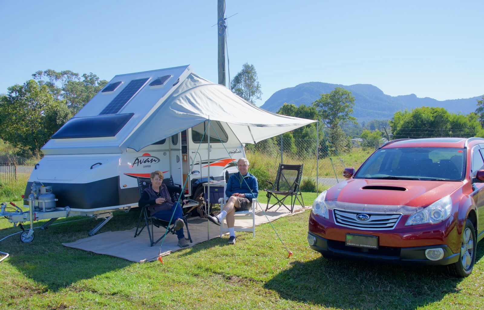 Sony E 18-135mm F3.5-5.6 OSS sample photo. Camping, caravan, relax photography