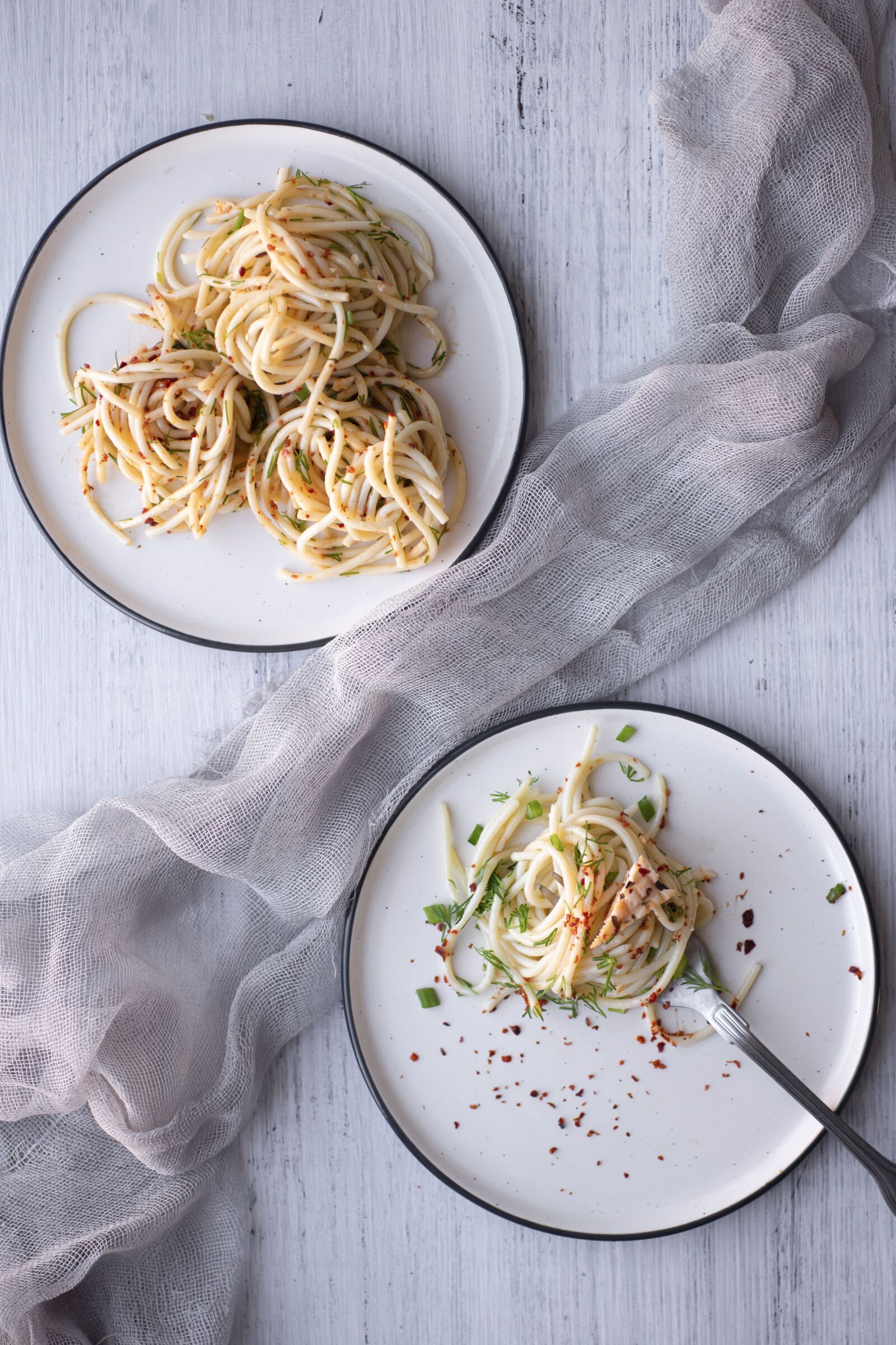 Nikon D610 sample photo. Pasta, basil, kitchen photography