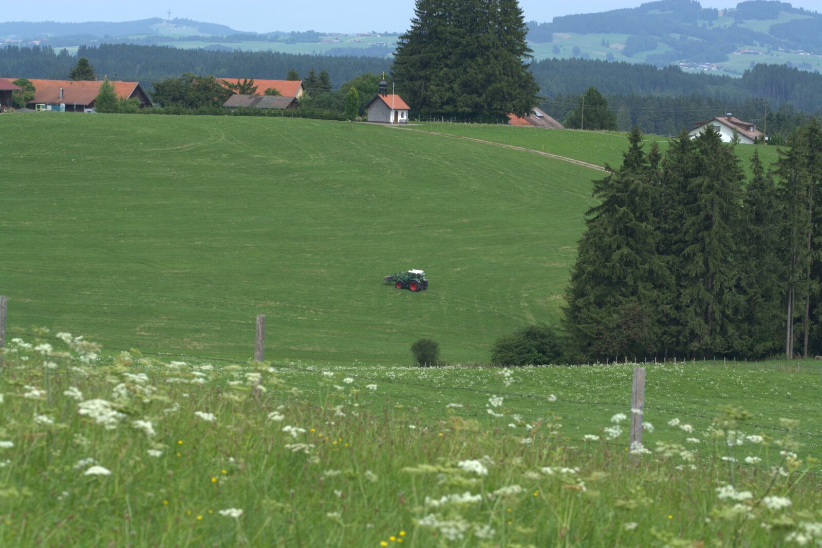Nikon D5200 sample photo. Tractor, landscape, alpine photography