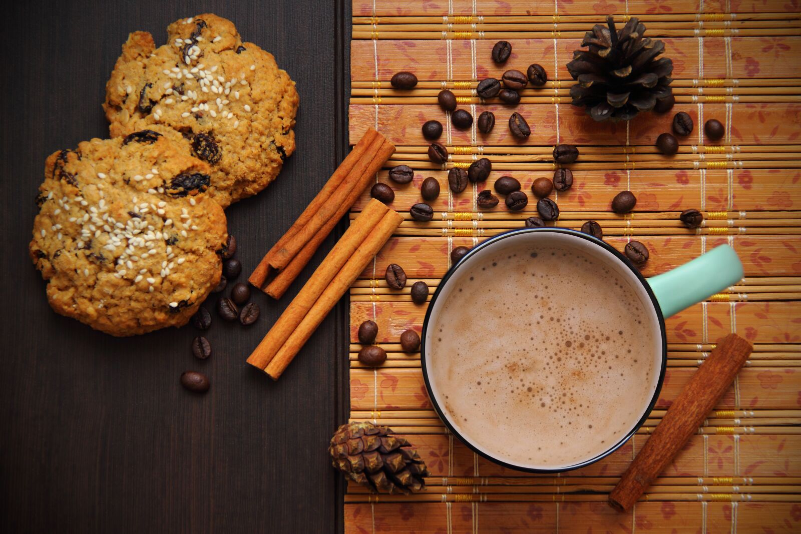 Canon EOS 1200D (EOS Rebel T5 / EOS Kiss X70 / EOS Hi) sample photo. Coffee, chocolate, grains photography