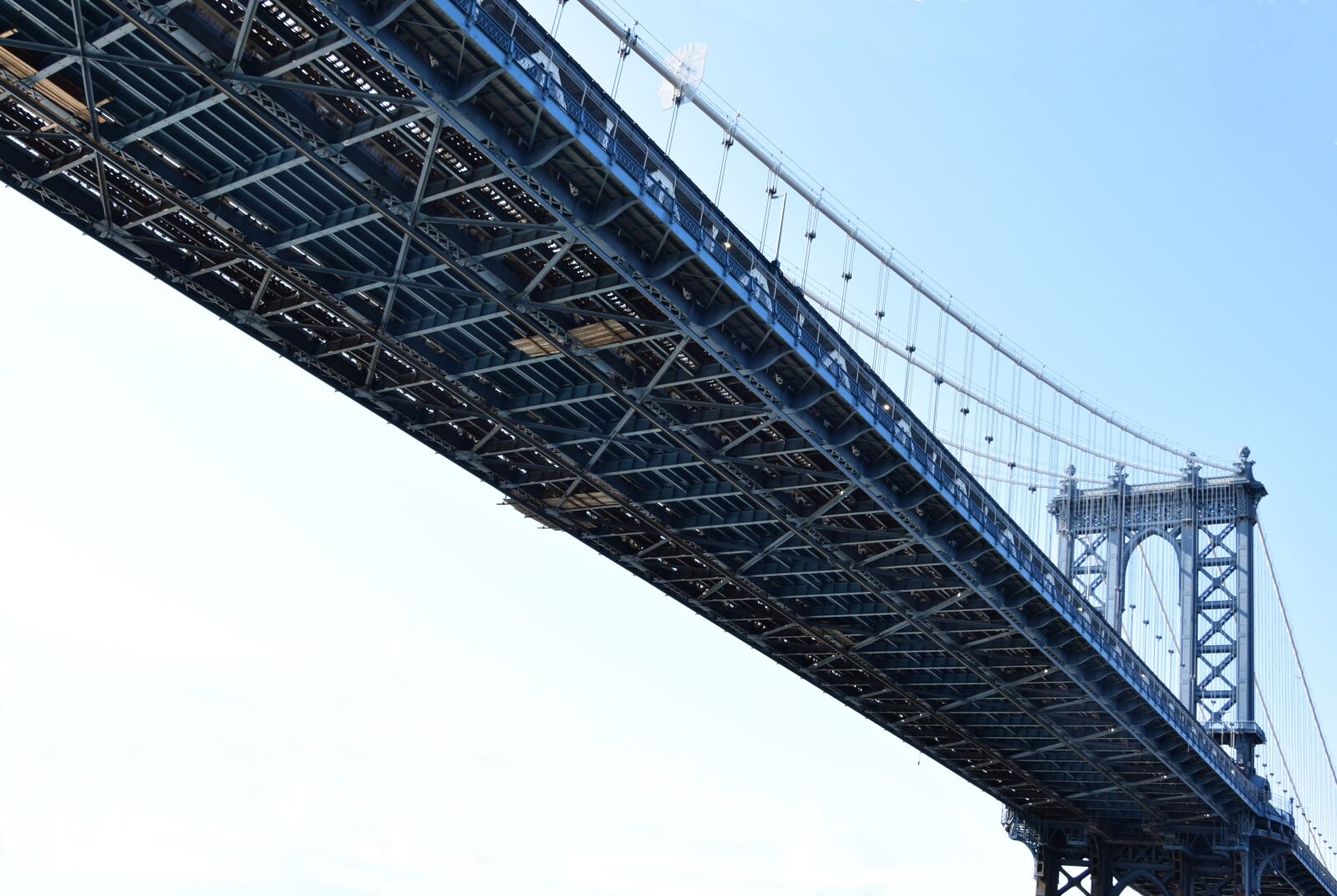 Nikon D3300 sample photo. Manhattan bridge, new york photography