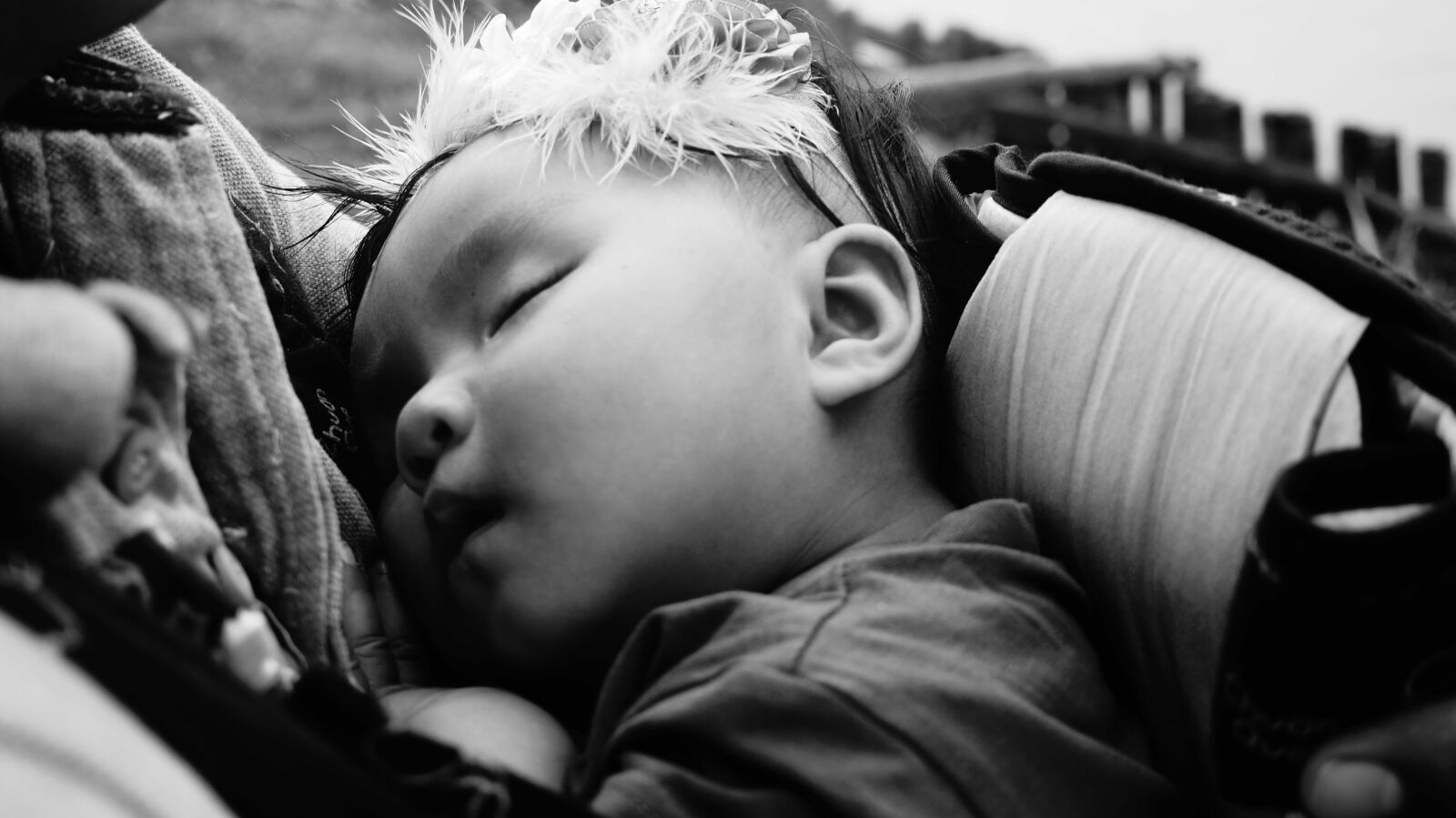 E 18-50mm F4-5.6 sample photo. Baby, girl, sleep photography