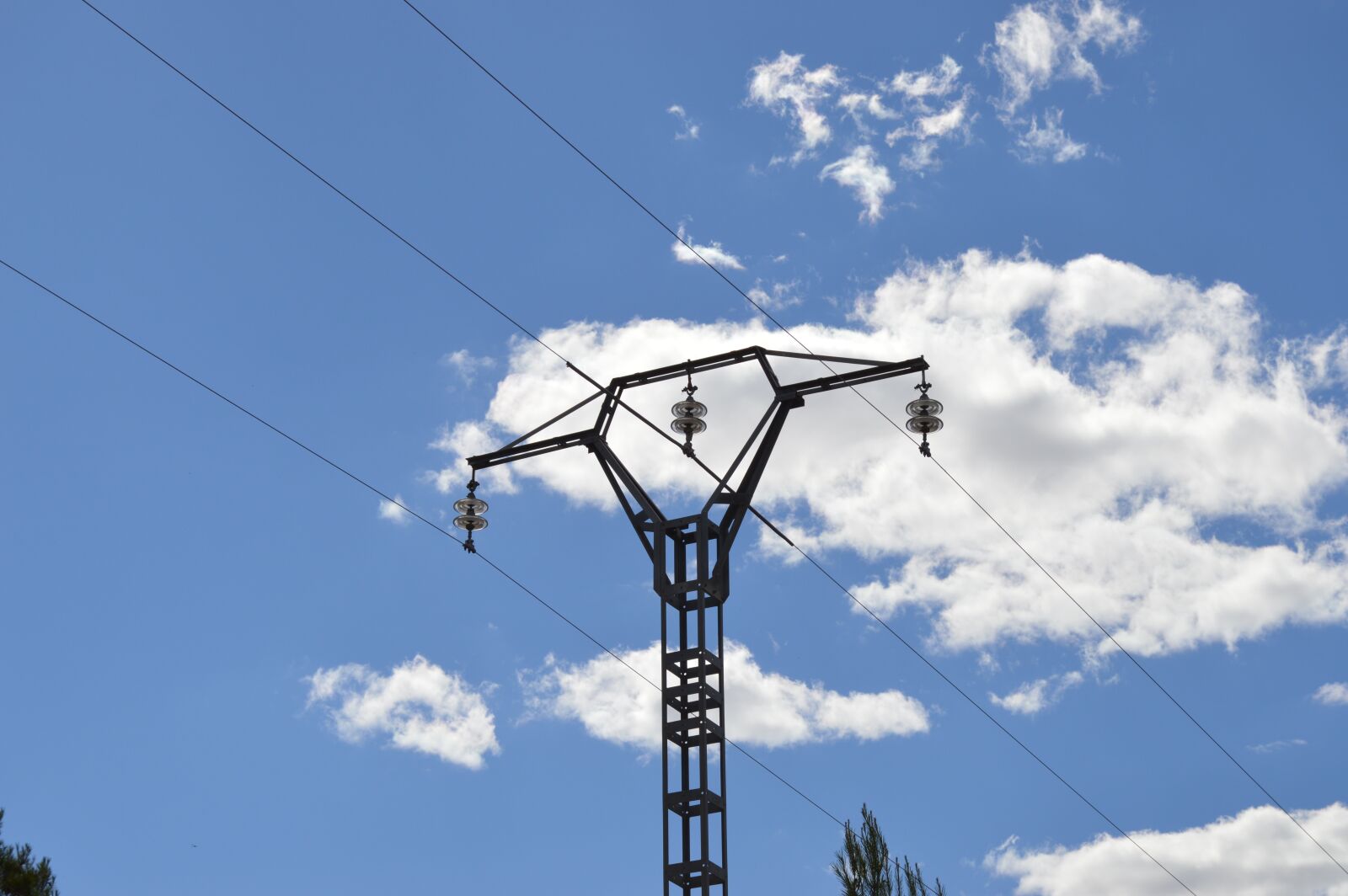 Nikon D3200 sample photo. Tower high voltage, electricity photography