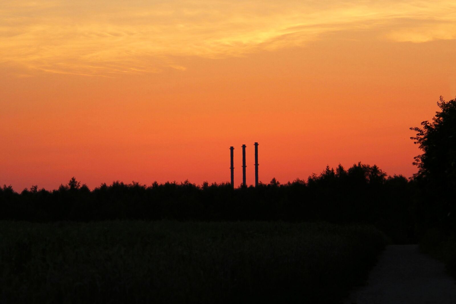 Canon EOS 600D (Rebel EOS T3i / EOS Kiss X5) sample photo. Sunset, abendstimmung, afterglow photography