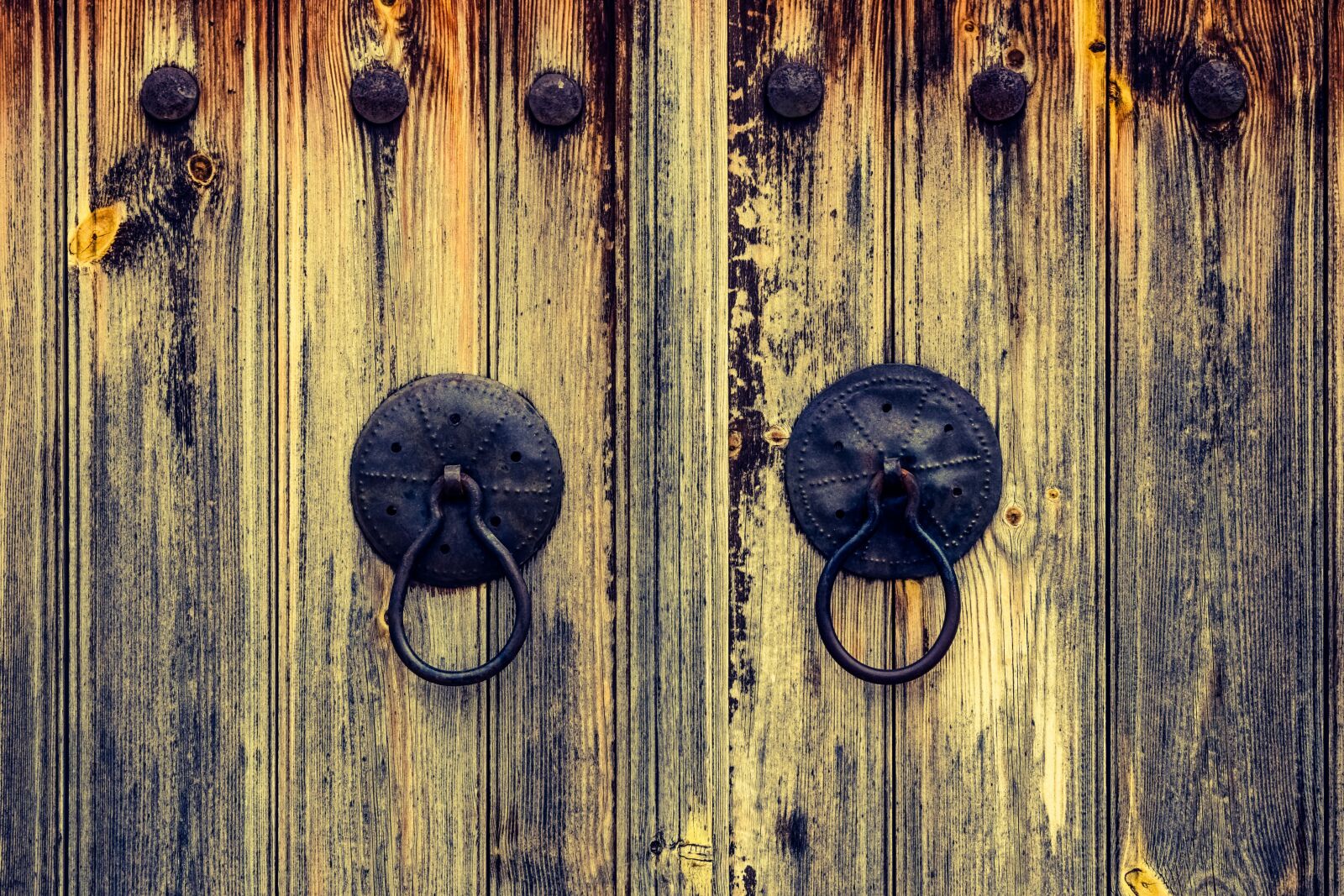Nikon D3300 sample photo. Door, wooden, knocker photography