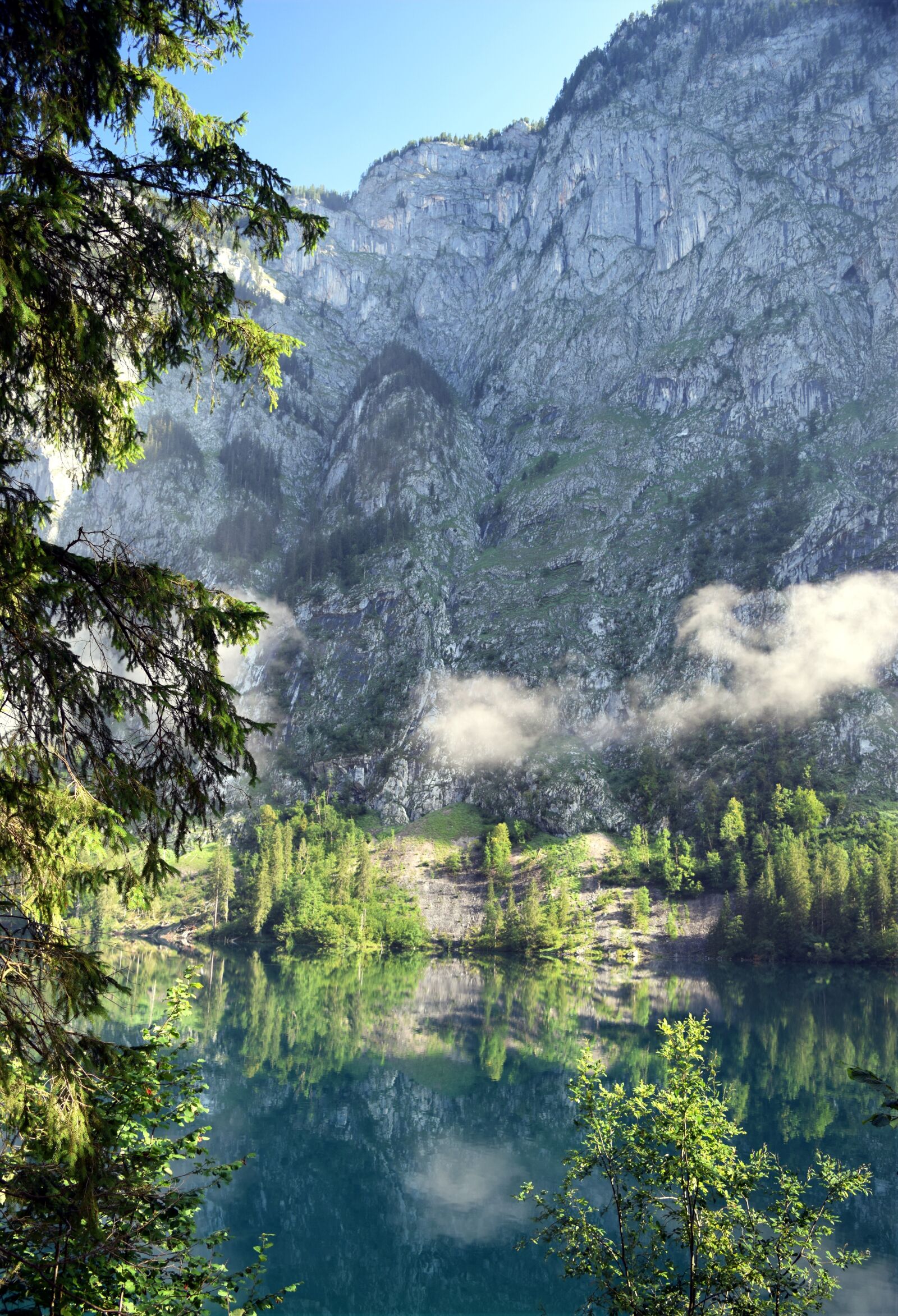 Nikon D5300 sample photo. Mountains, lake, trees photography
