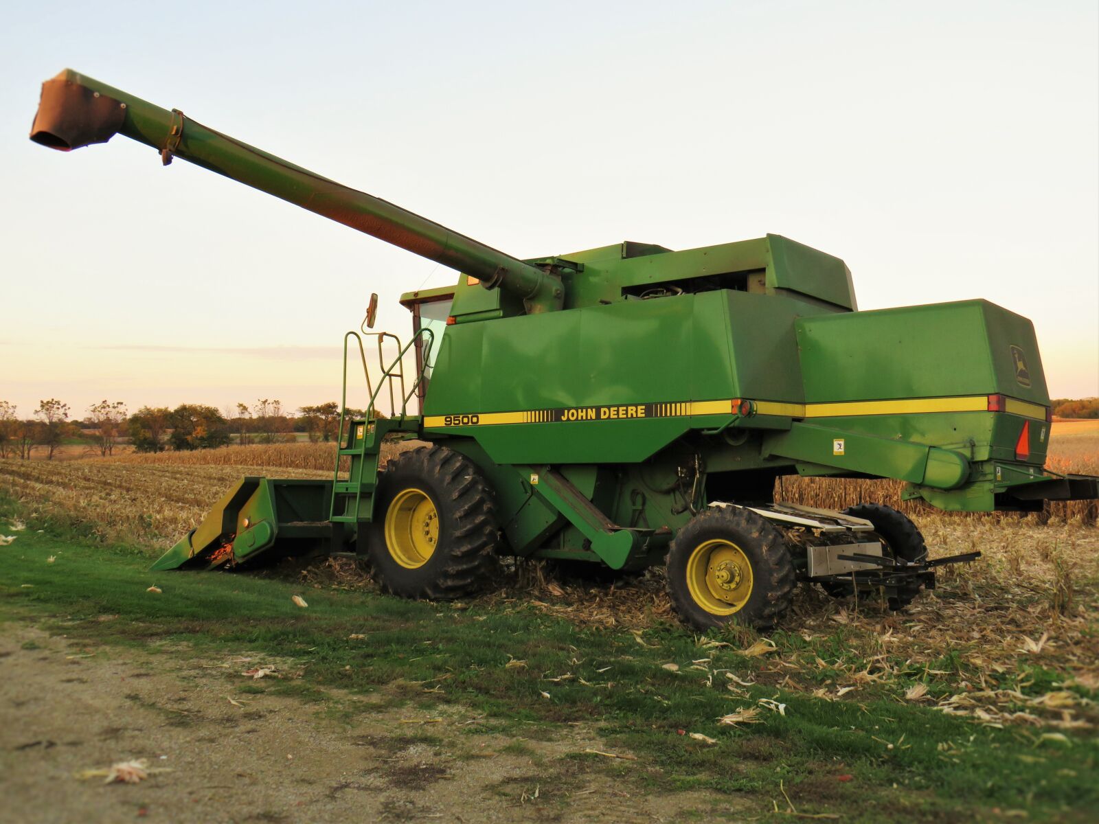 Canon PowerShot SX540 HS sample photo. John, deere, combine photography