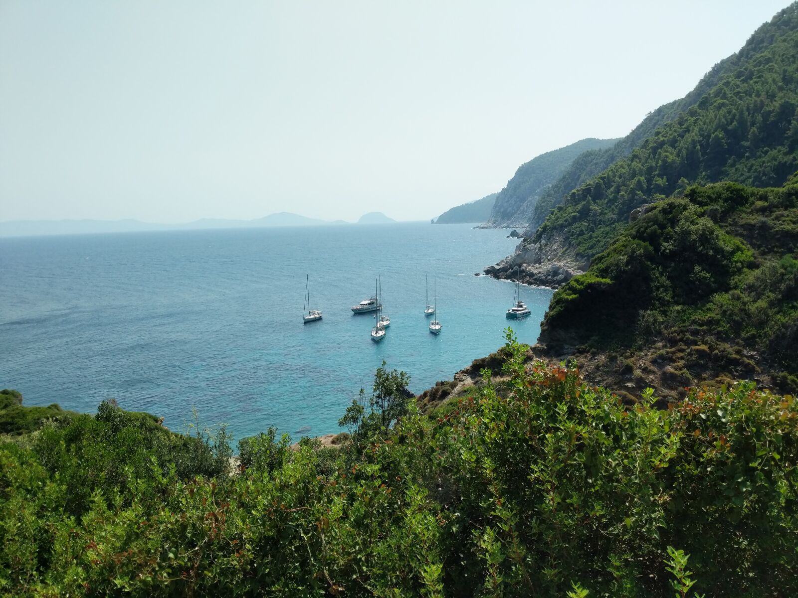Google Pixel 2 sample photo. Skopelos, greece, mediterranean photography