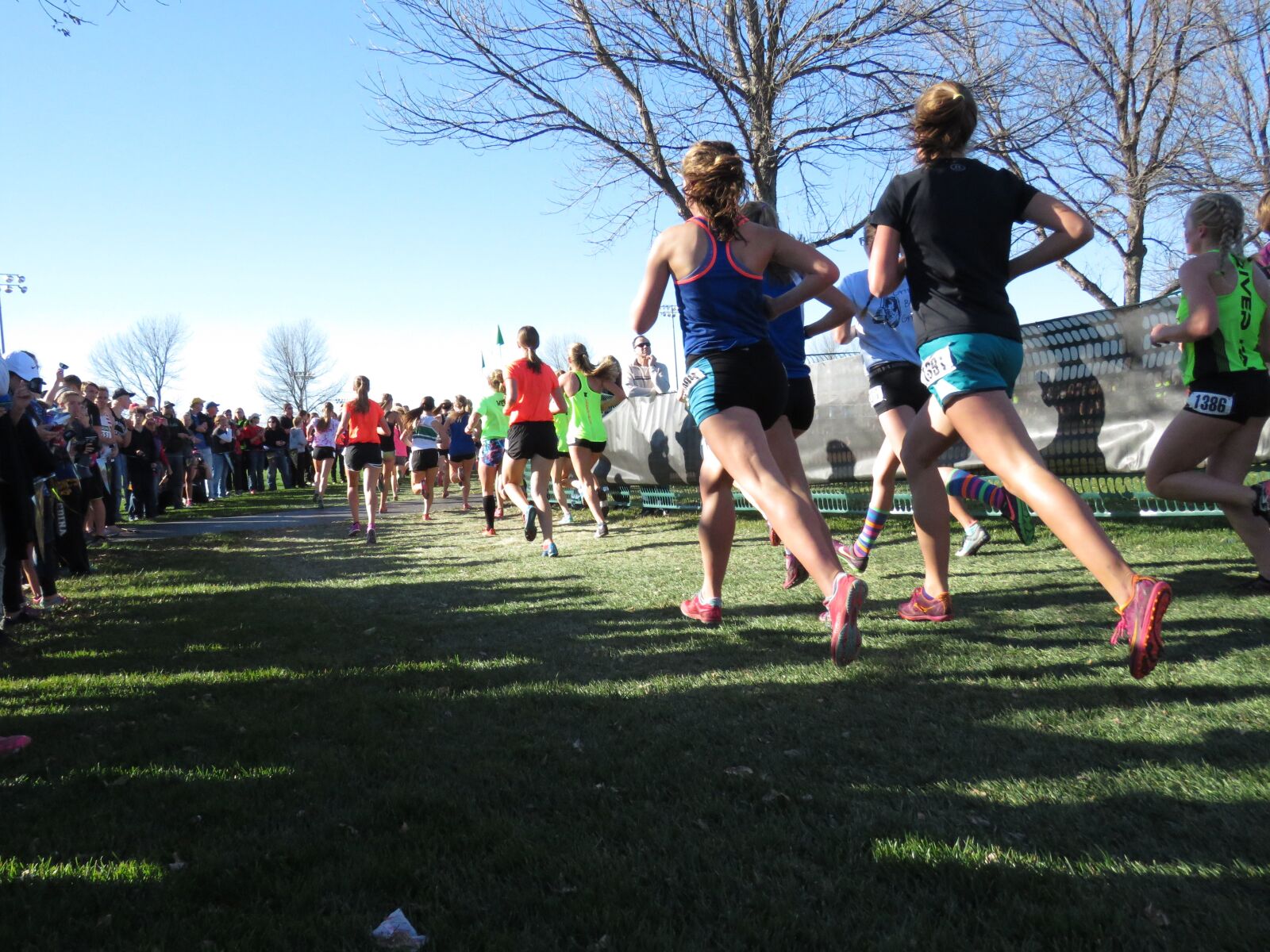 Canon PowerShot SX60 HS sample photo. Runners, cross-country, race photography