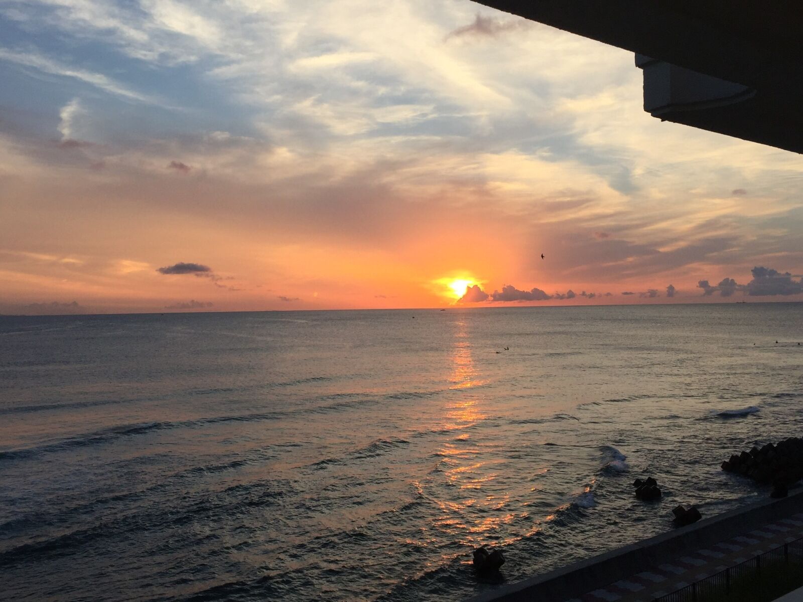 iPhone 6 Plus back camera 4.15mm f/2.2 sample photo. Sunset, japan, okinawa photography