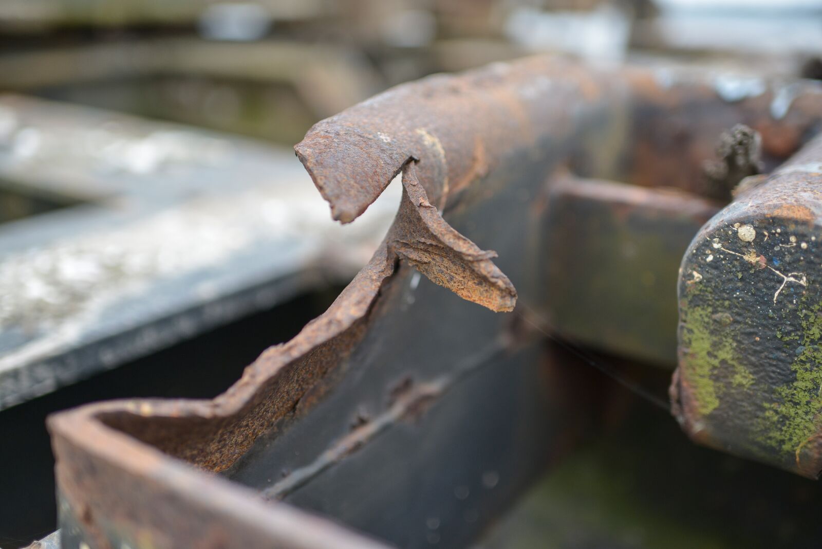 Nikon D800 sample photo. Steel, detail, rust photography