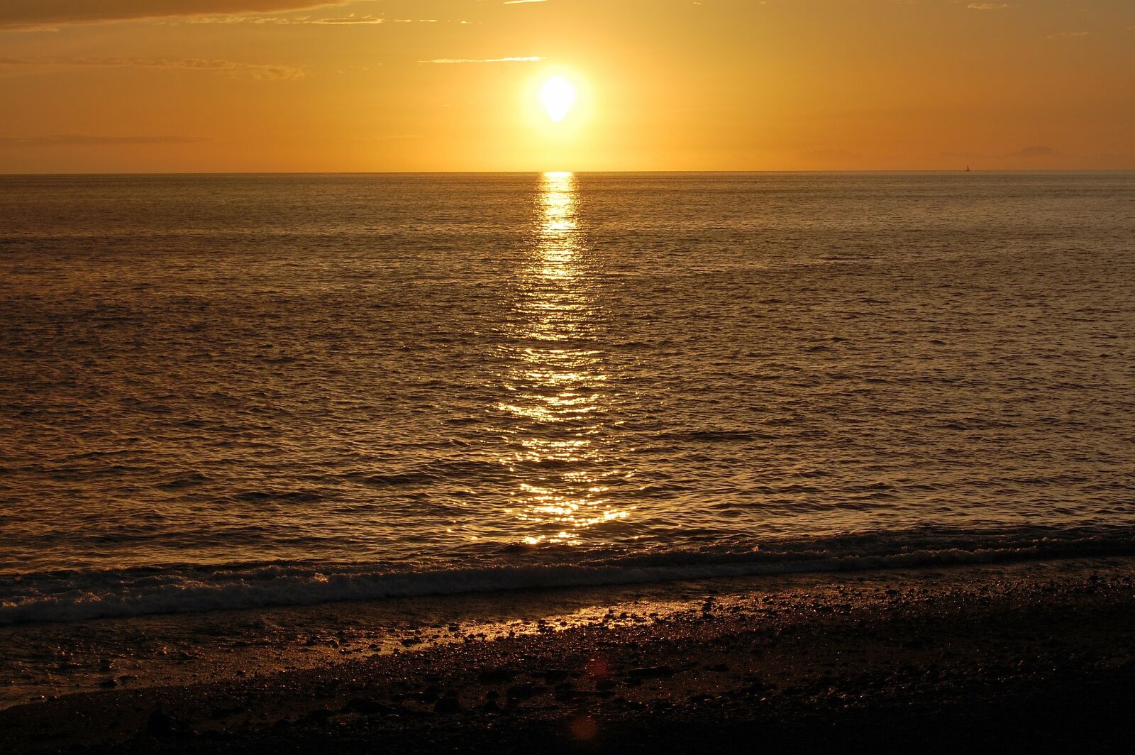 Nikon D40 sample photo. Sunset, palm, puerto naos photography
