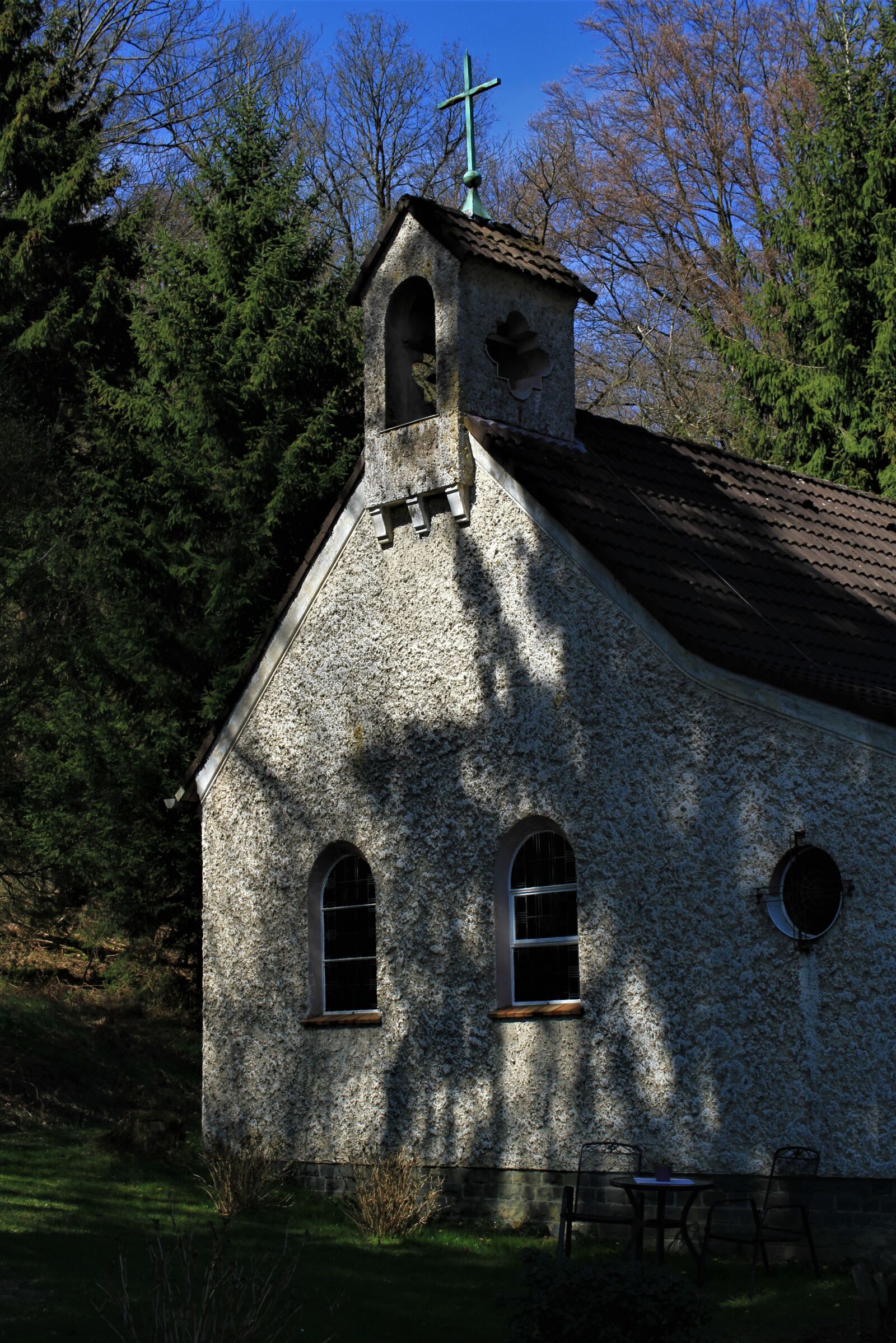 Canon EOS 7D sample photo. Forest church, forest, church photography