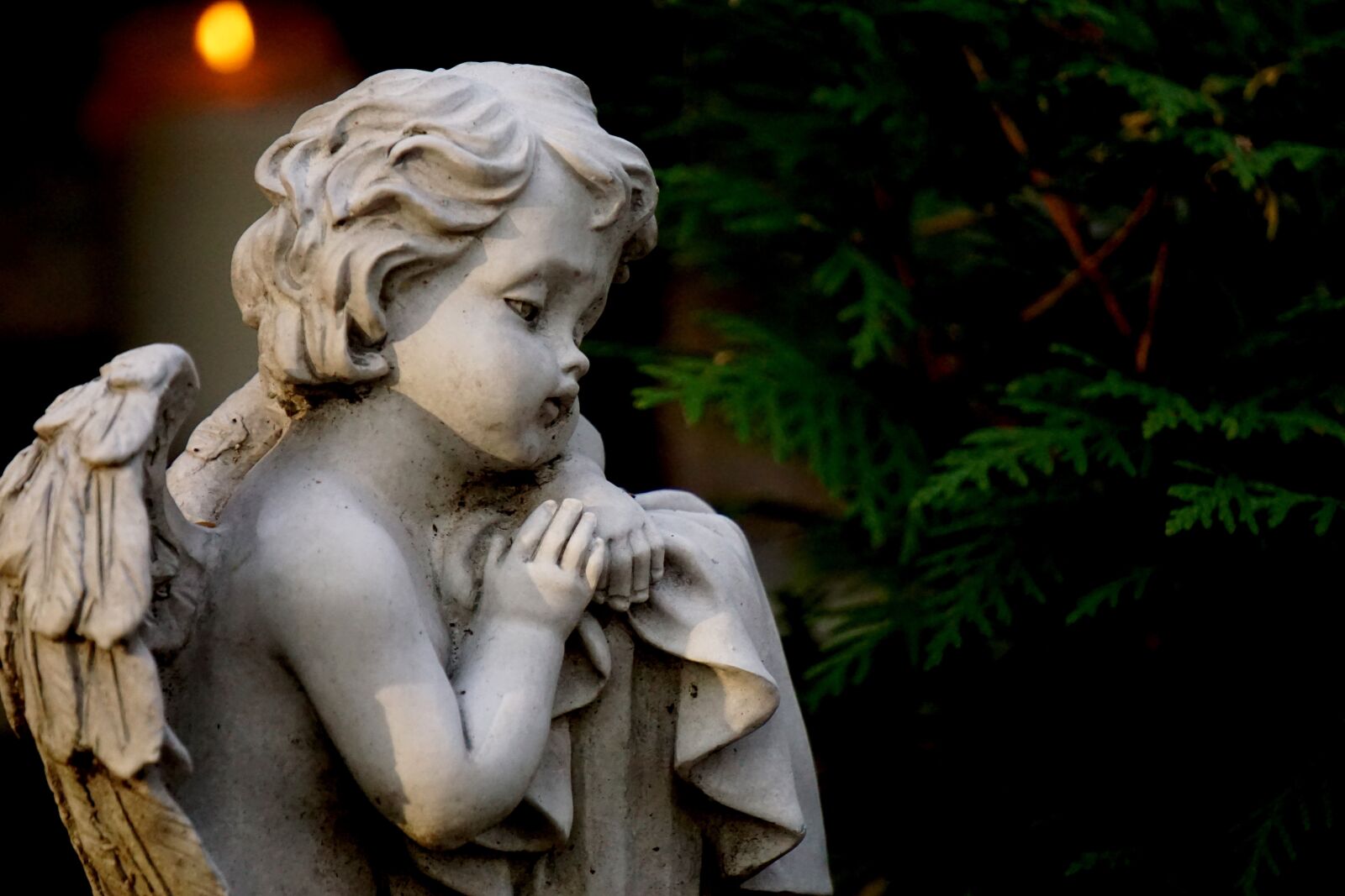 Sony E 55-210mm F4.5-6.3 OSS sample photo. Angel, grave of angels photography