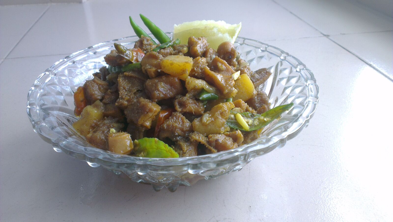 HTC ONE X sample photo. Curry, potato curry, bangladesh photography