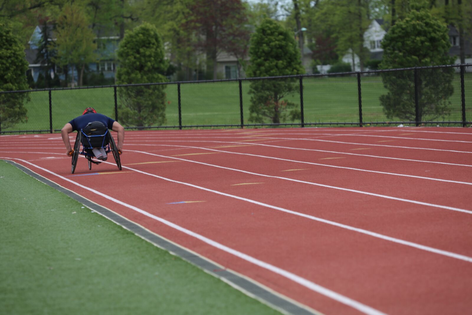 Canon EF 180mm F3.5L Macro USM sample photo. Wheelchair, racing, track photography