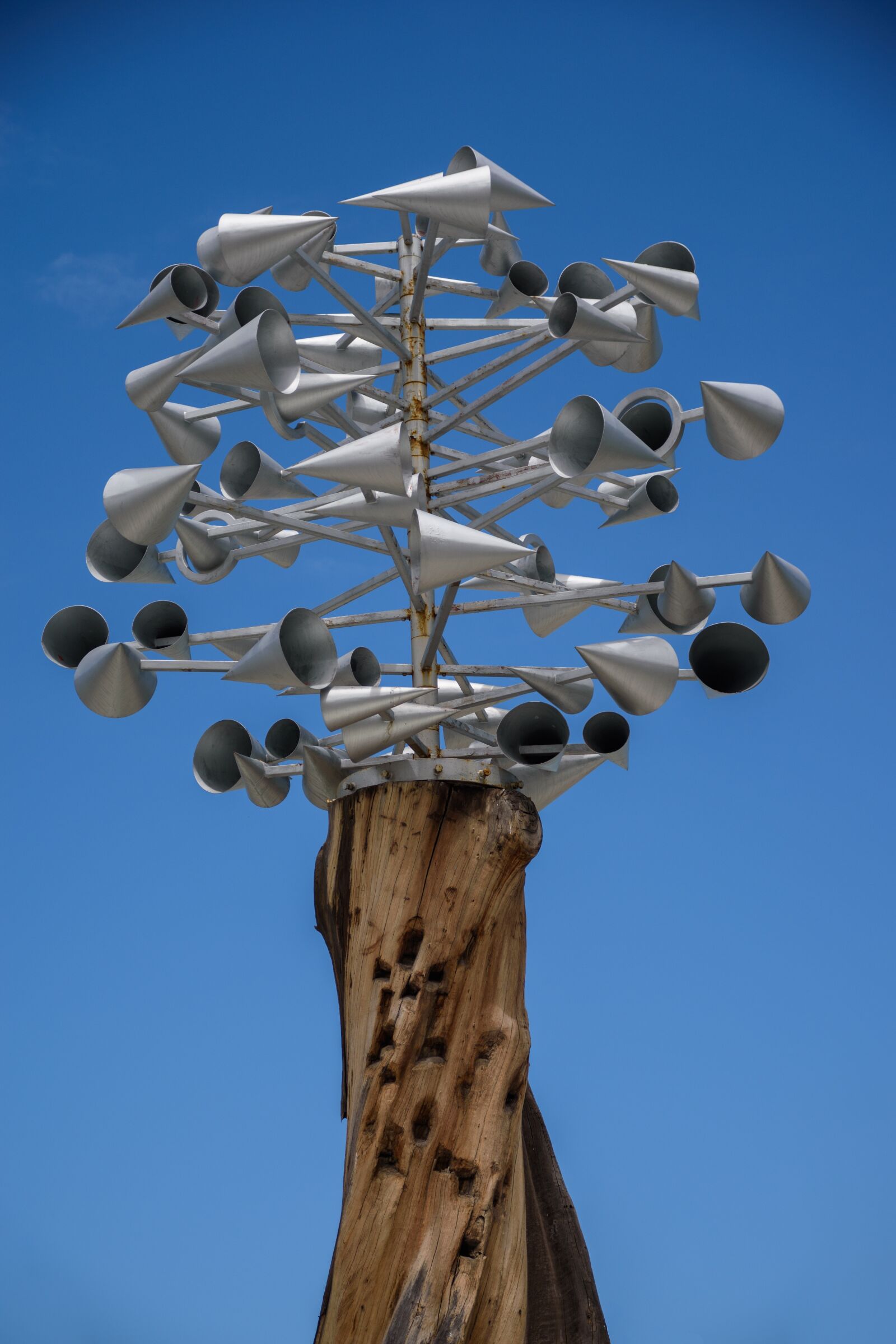 Nikon D5500 sample photo. Windspiel, sculpture, metal photography