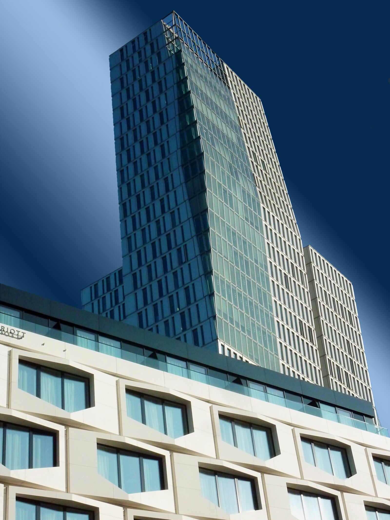 Panasonic DMC-TZ7 sample photo. Skyscraper, building, architecture photography