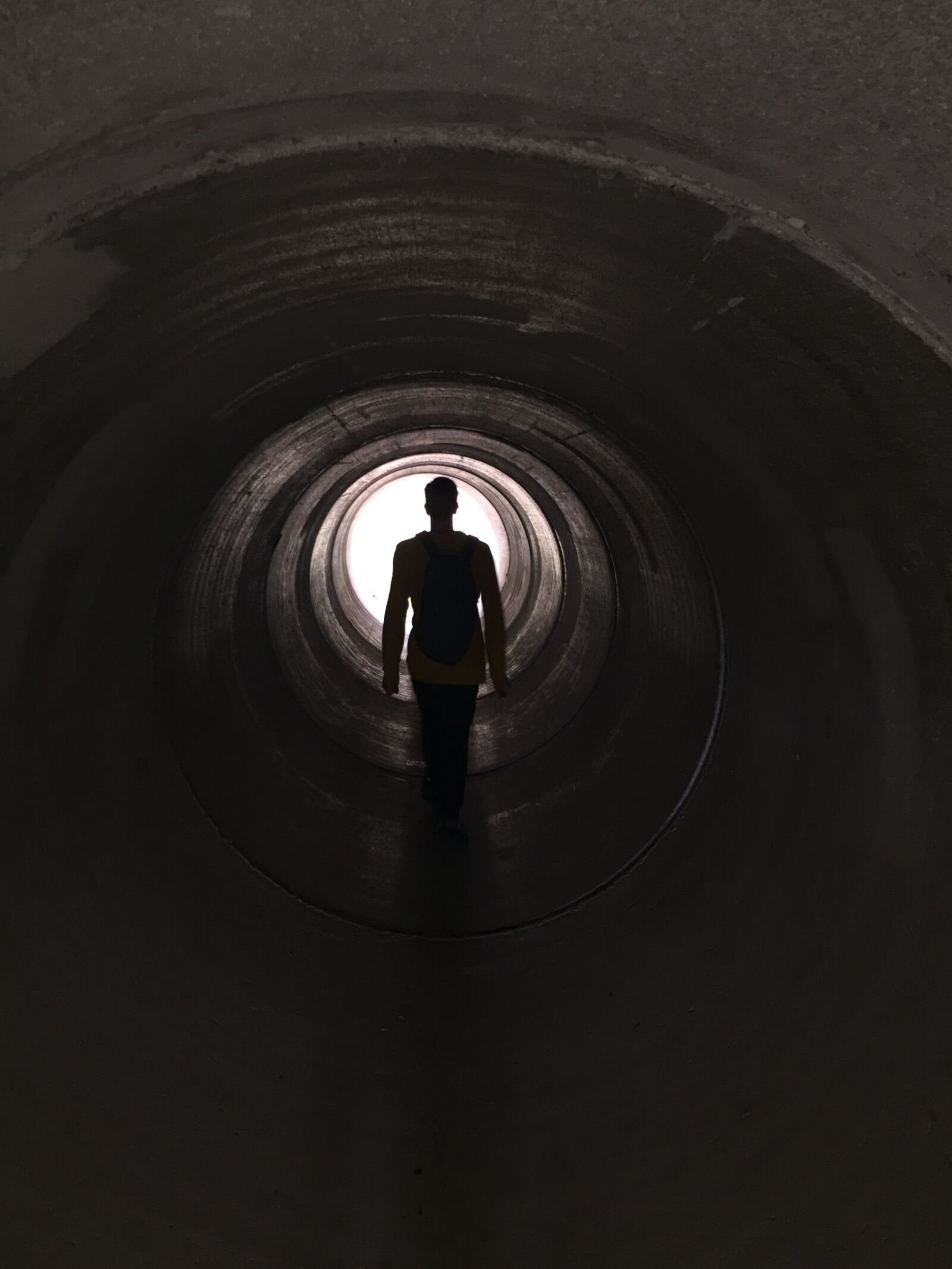 Apple iPhone 6 sample photo. Tunnel, tunnel tube, light photography