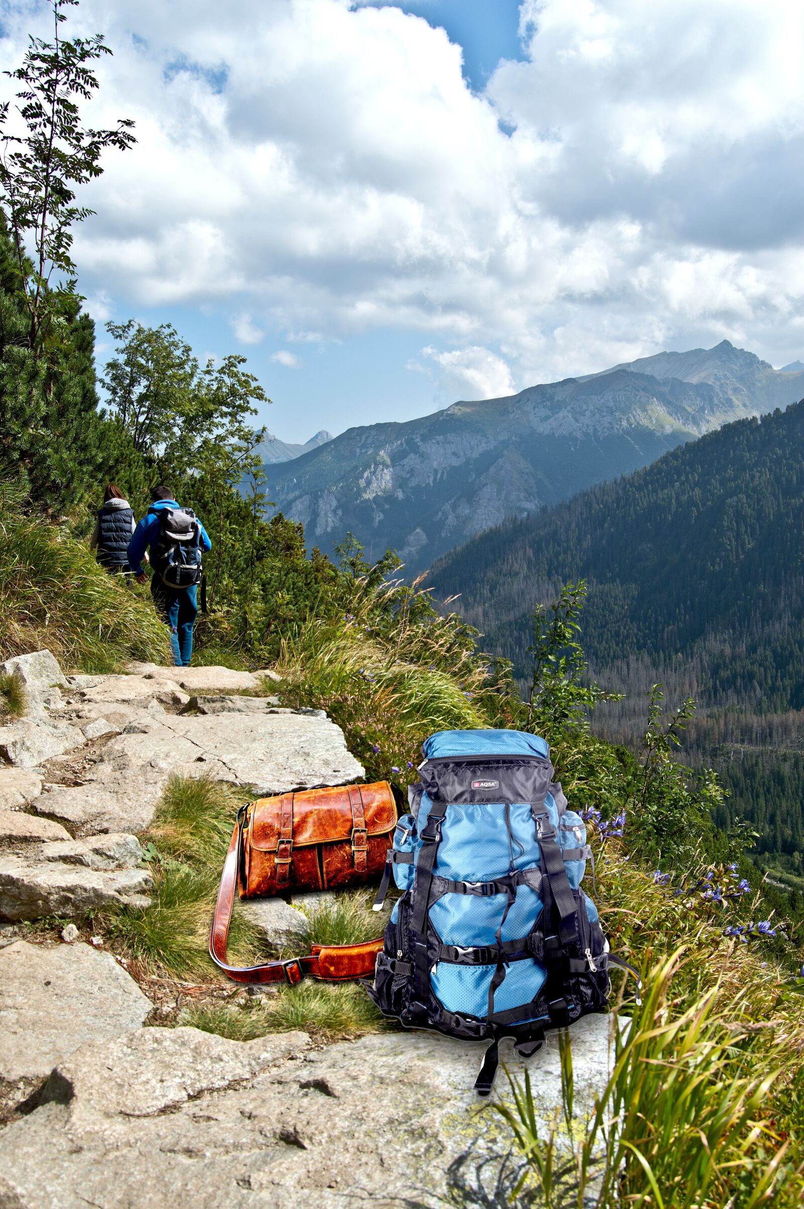 Nikon D3200 sample photo. Backpack, equipment, mountains photography