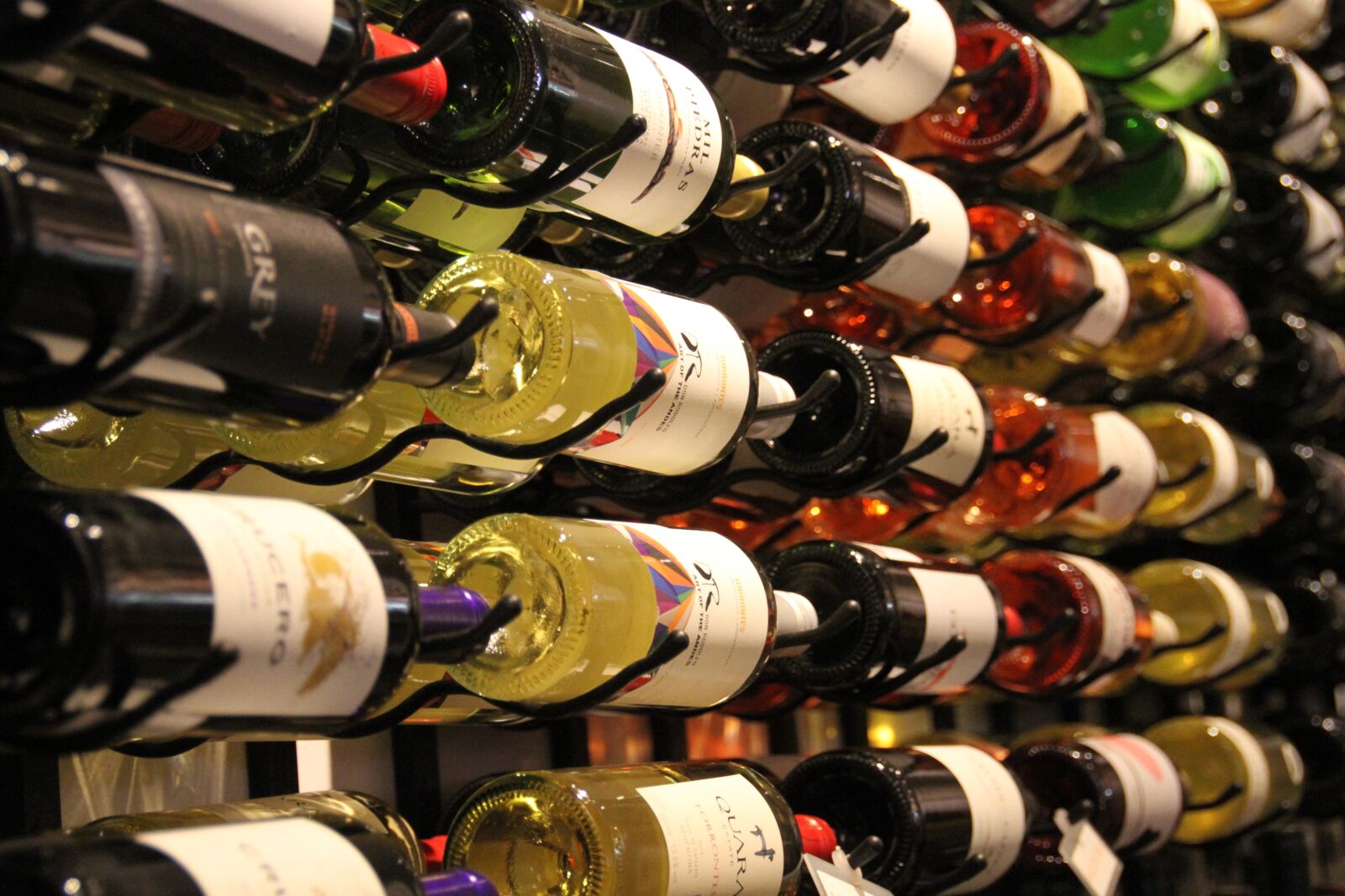 Canon EOS 7D sample photo. Wine, display, bottles photography