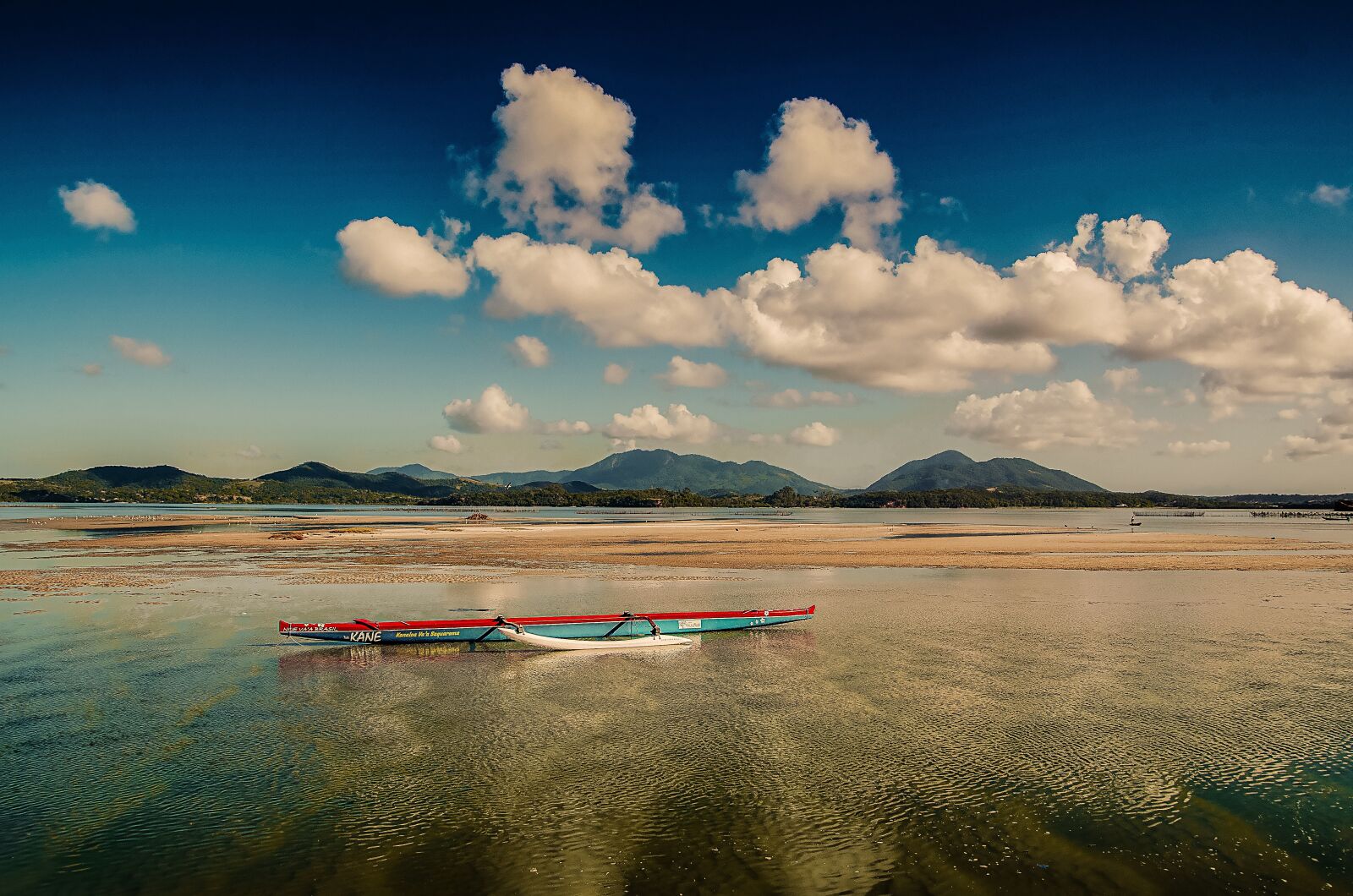 Nikon D7000 sample photo. Boat, sky, and pond photography
