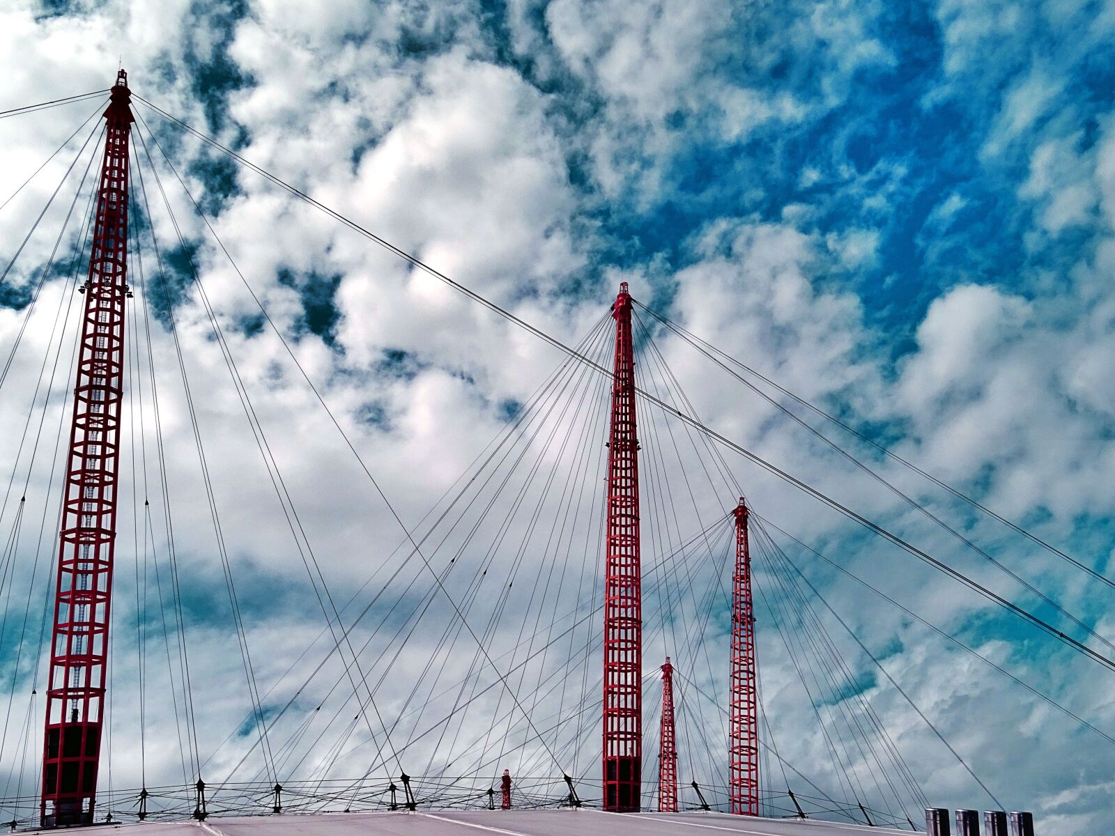 Sony DSC-HX60 sample photo. Architecture, bridge, clouds, infrastructure photography