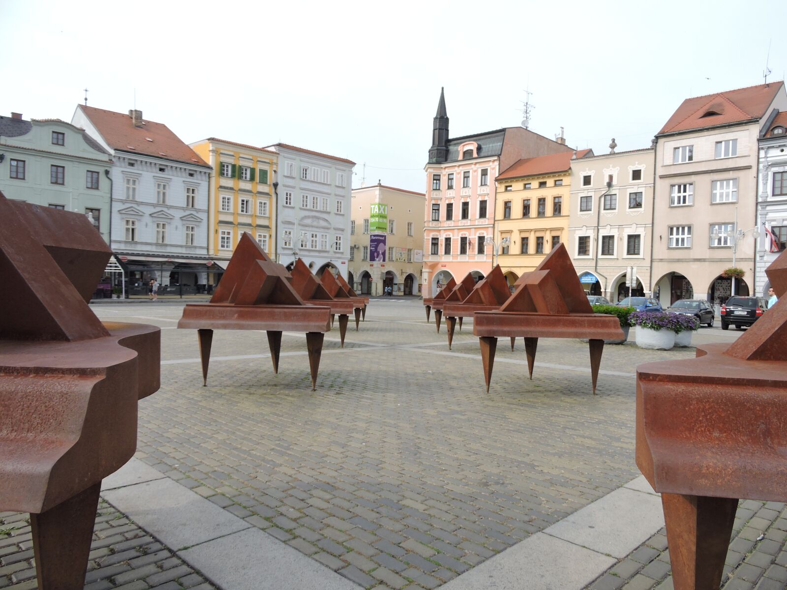 Nikon Coolpix P600 sample photo. Square, czech budejovice, art photography