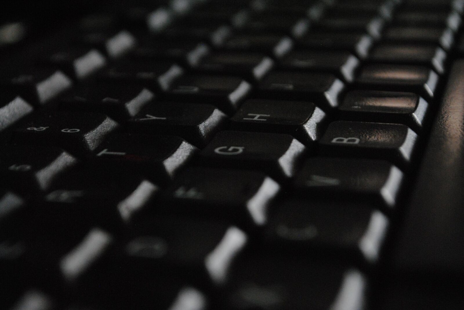 Nikon D3000 sample photo. Keyboard, black, hardware photography