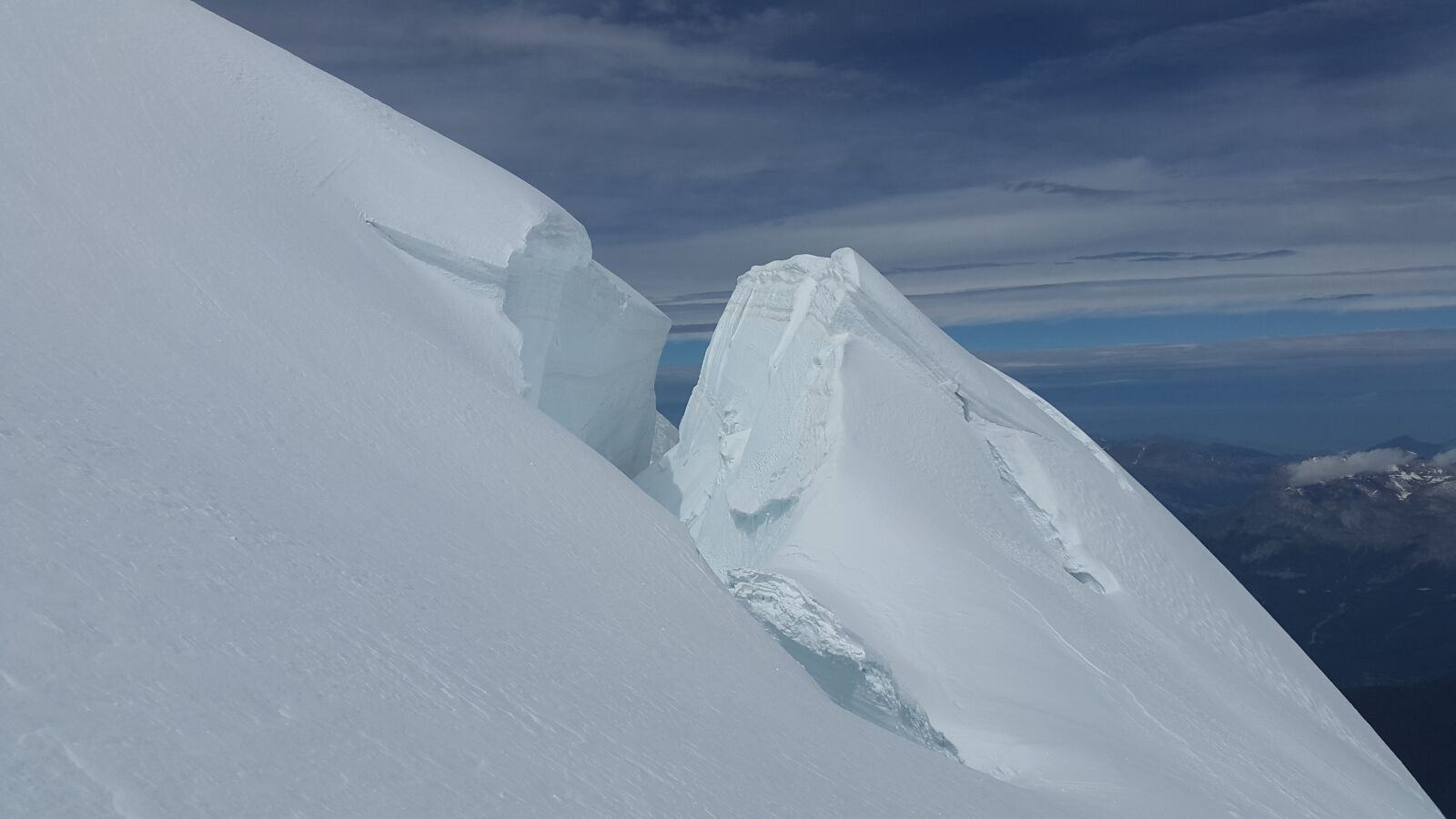 Samsung Galaxy Alpha sample photo. Glacier, crevasses, seracs photography