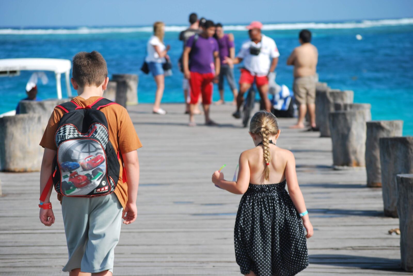 Nikon D60 sample photo. Pier, mexico, children photography