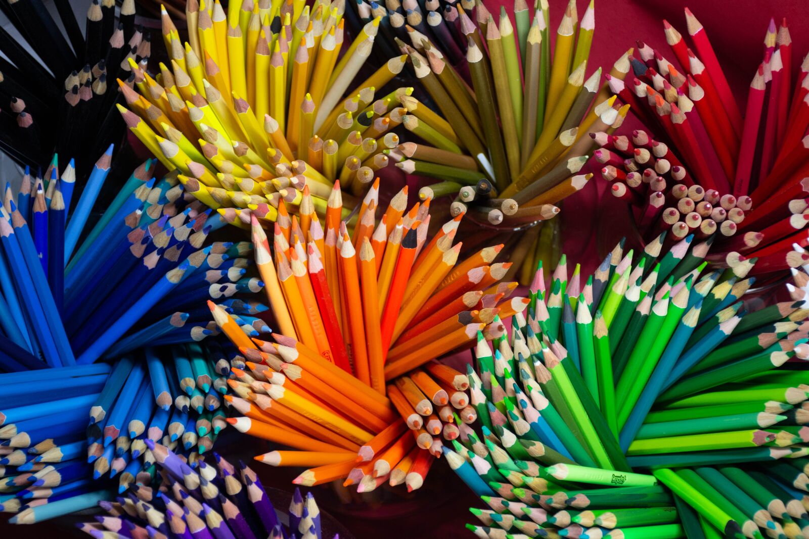 Nikon D7200 sample photo. Pencils, colorful, color photography