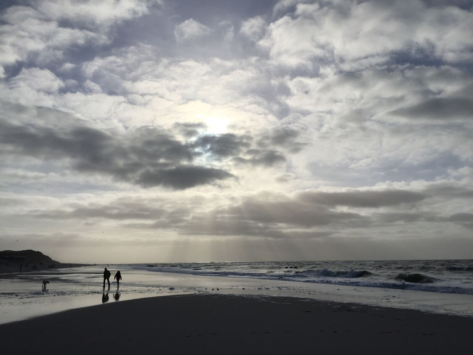 Apple iPhone 6 sample photo. Sylt, backlighting, winter photography