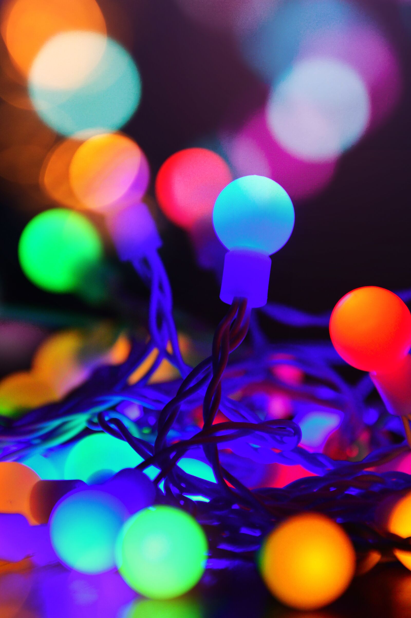 Nikon D3200 sample photo. Color, light bulbs, light photography