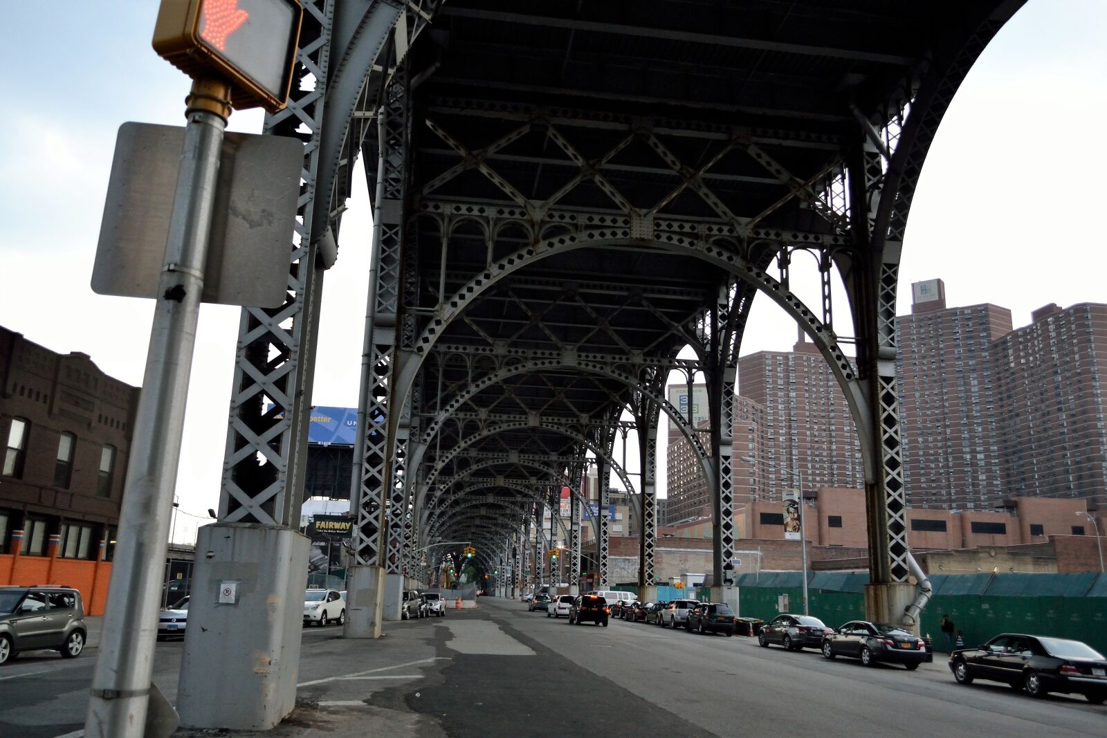 Nikon D3100 sample photo. Harlem, bridge, subway photography