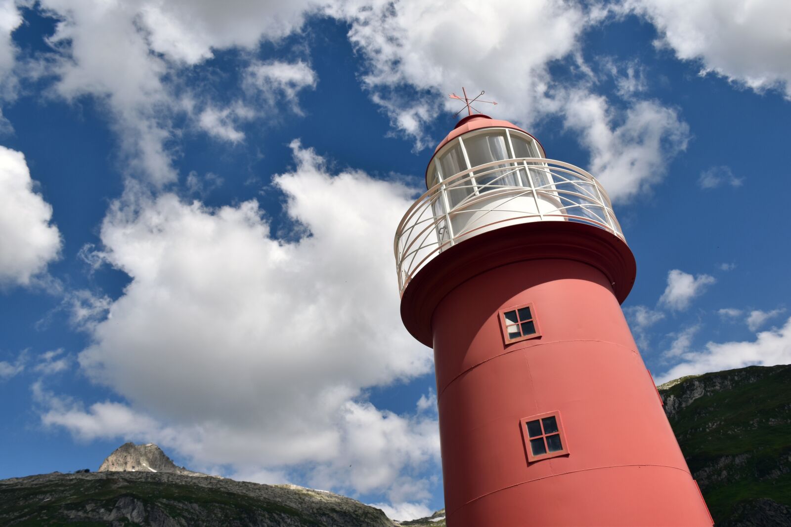 Nikon D5500 sample photo. Lighthouse, switzerland, mountains photography