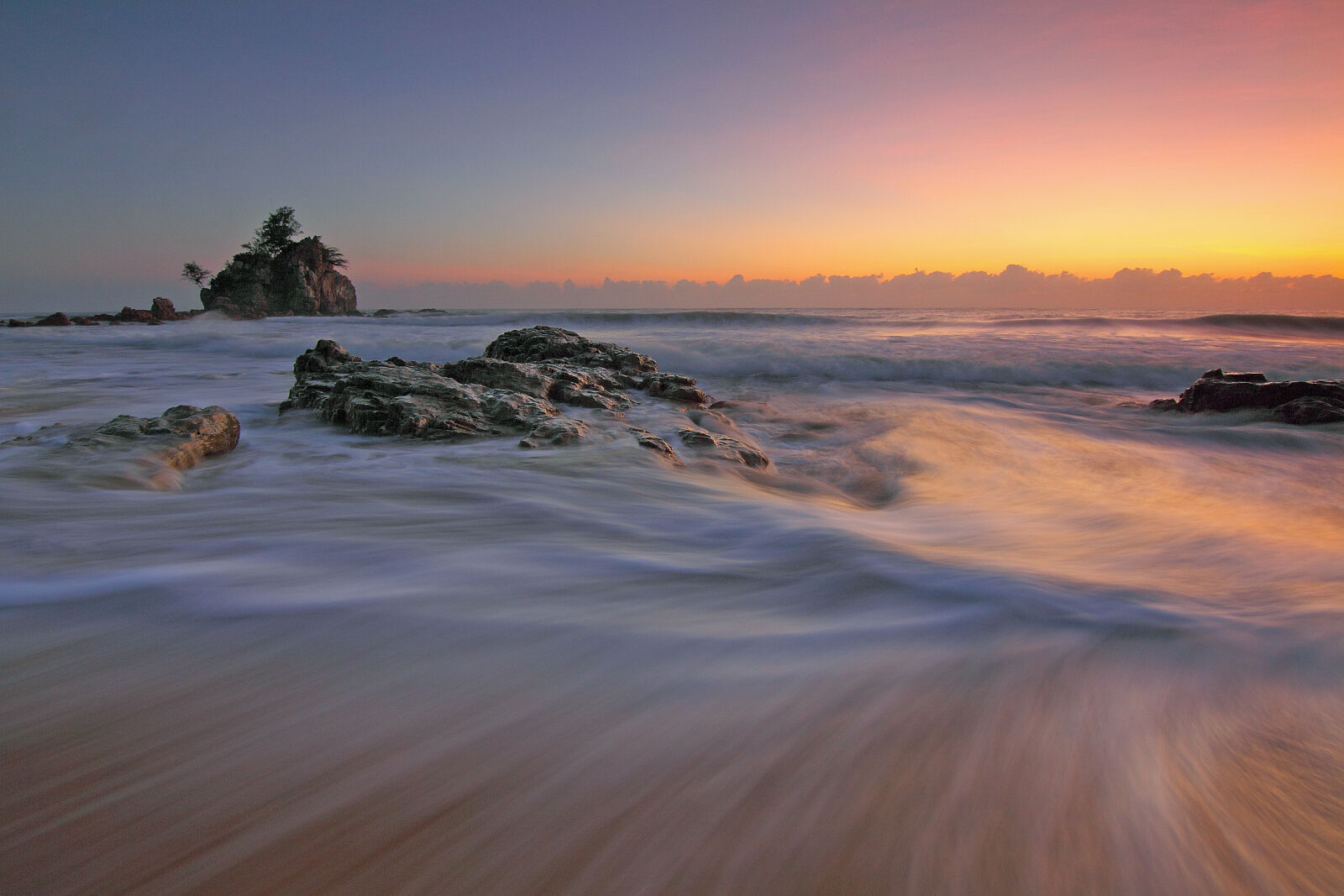Canon EOS 50D sample photo. Sea, dawn, nature, sky photography