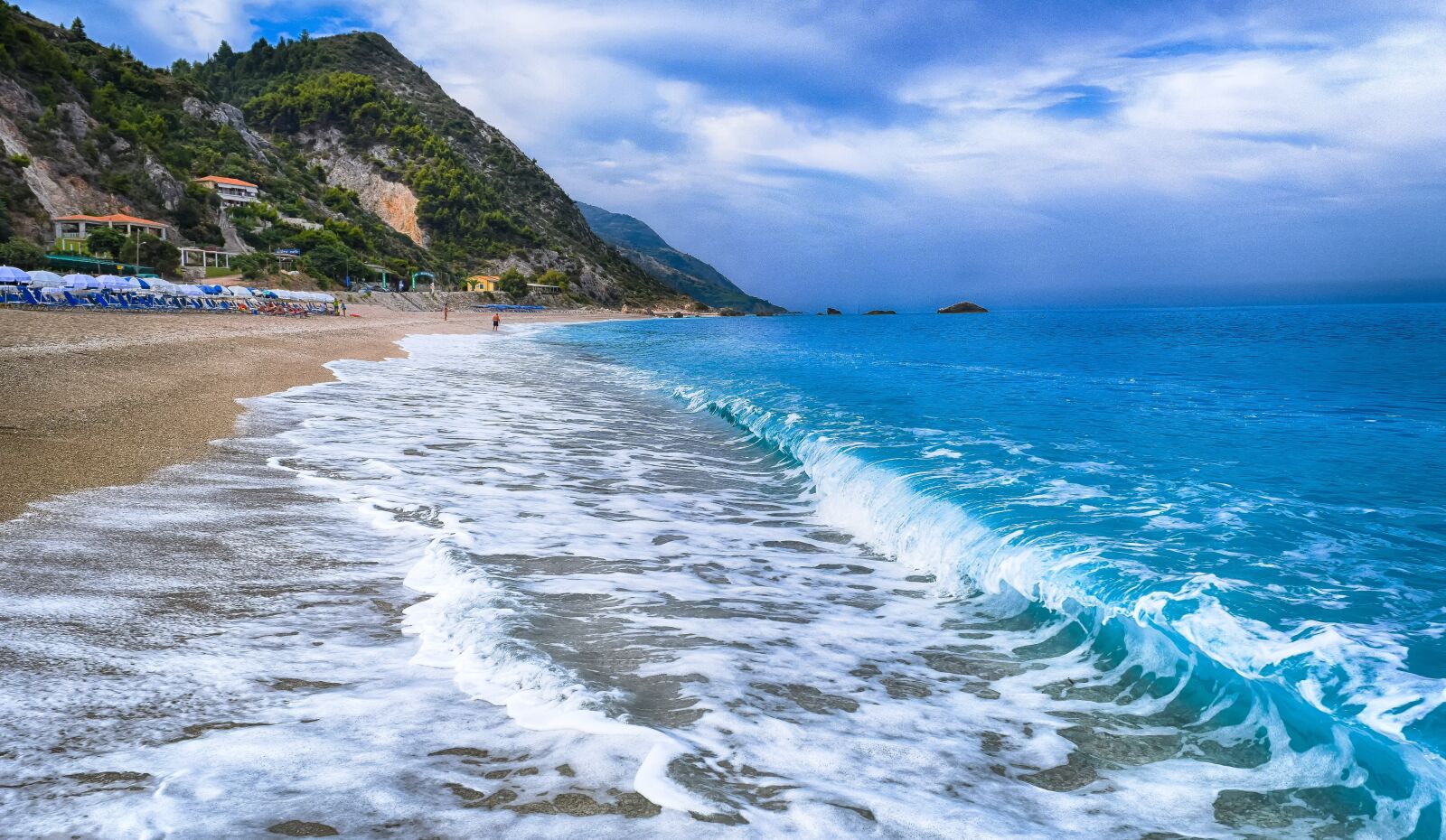 Nikon D5300 sample photo. Waves, greece, lefkas photography
