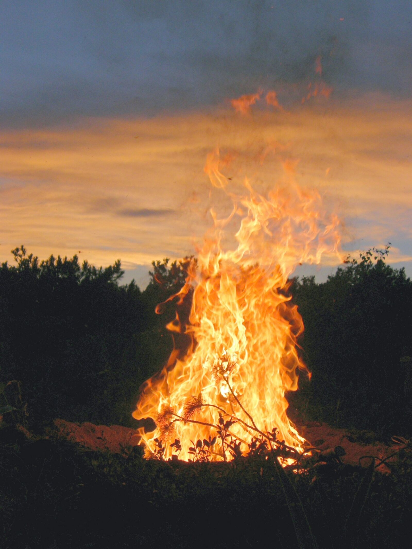 Olympus SP550UZ sample photo. Fire, flame, koster photography