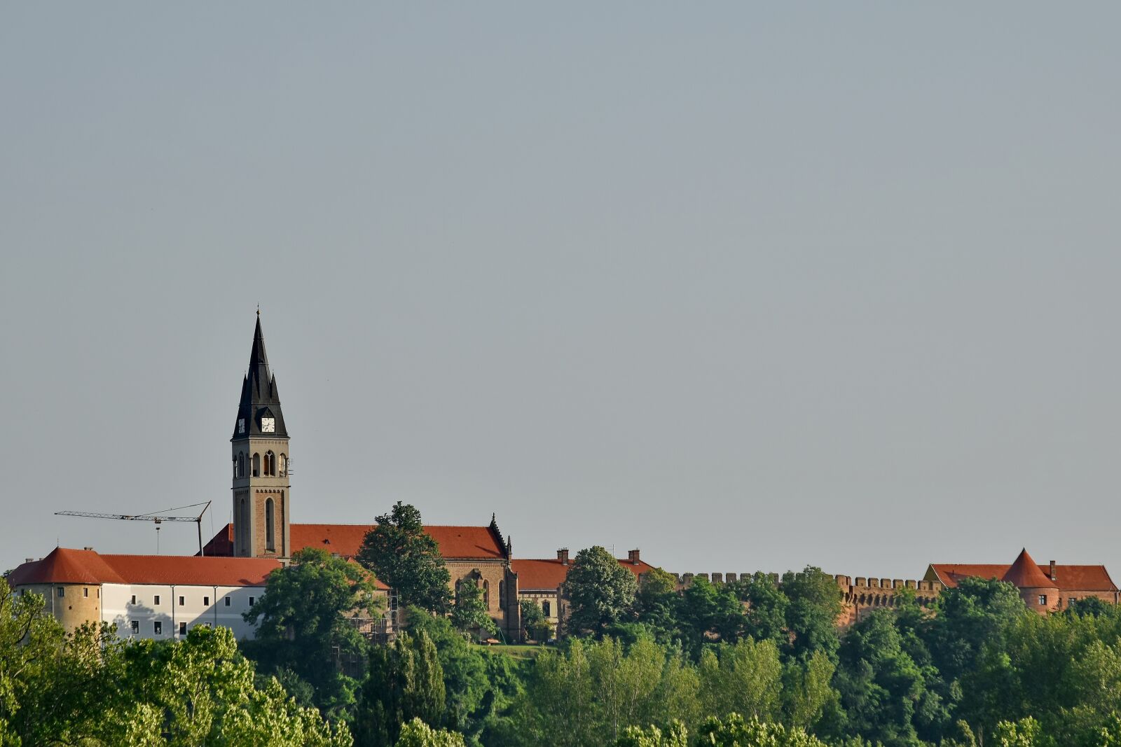 Nikon D5500 sample photo. Castle, church tower, forest photography