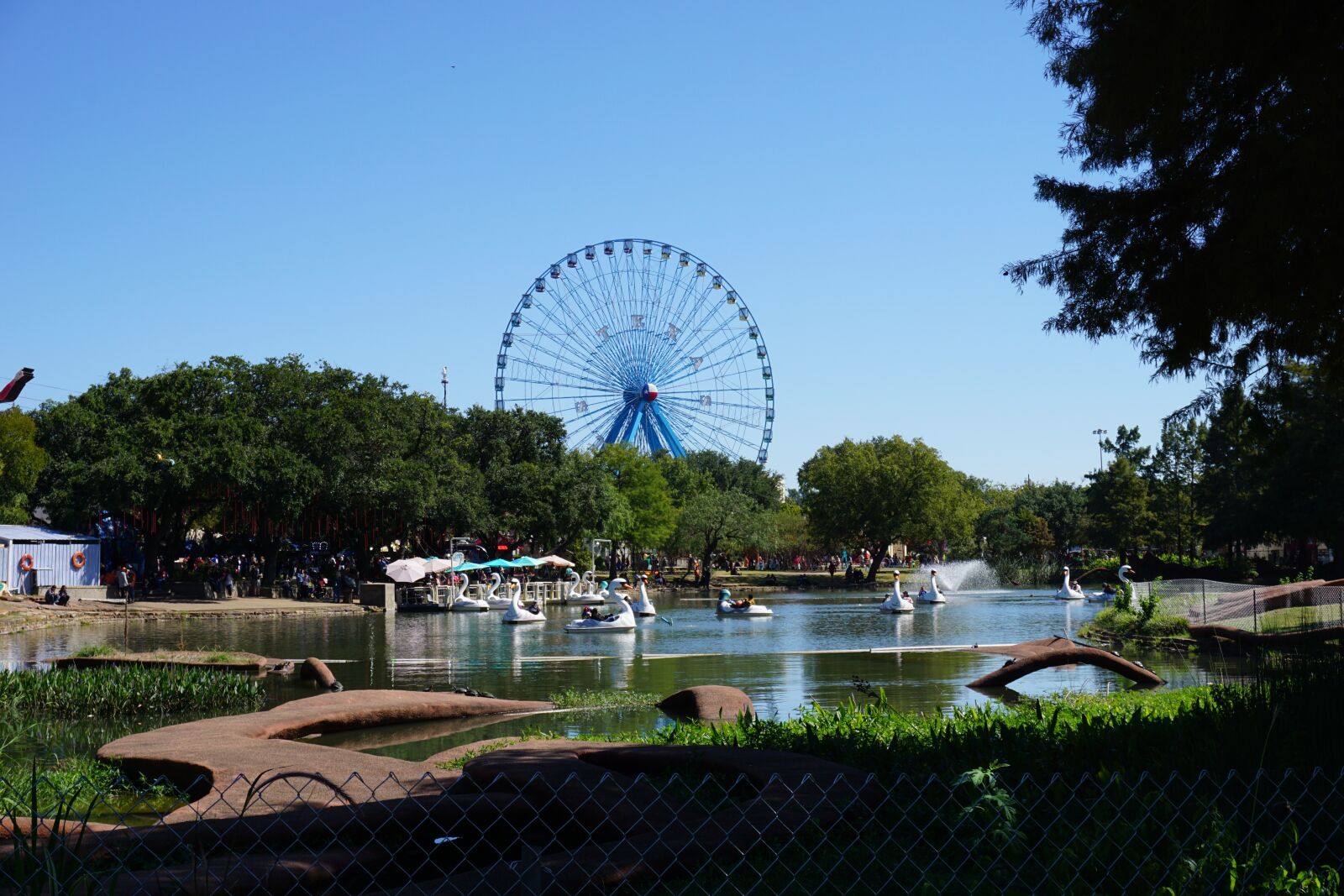 Sony a6000 sample photo. Ferris wheel, fair park photography