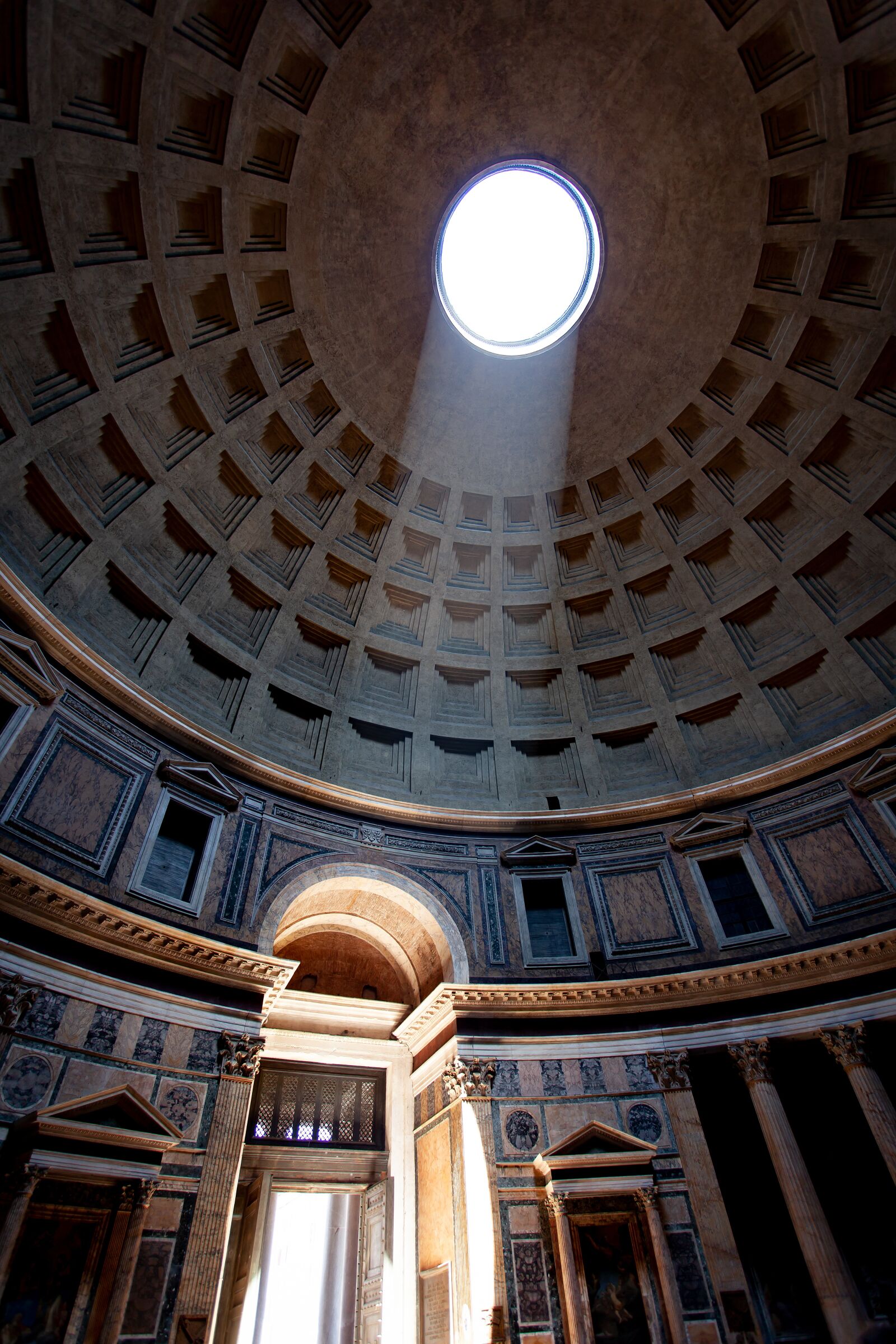 Canon EOS 5D Mark II sample photo. Pantheon, rome, architecture photography
