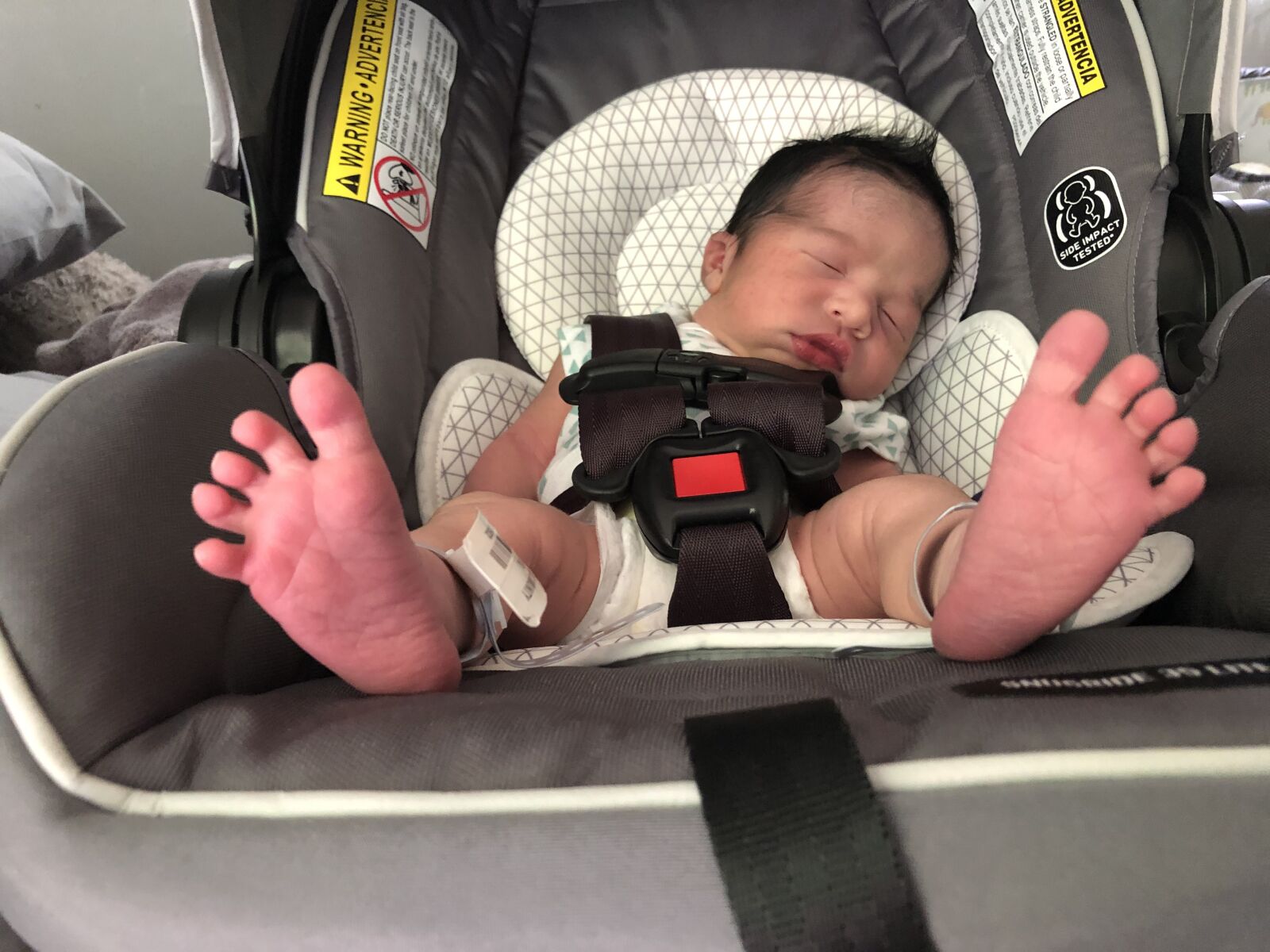 iPhone 8 Plus back dual camera 3.99mm f/1.8 sample photo. Baby, sleep, newborn photography
