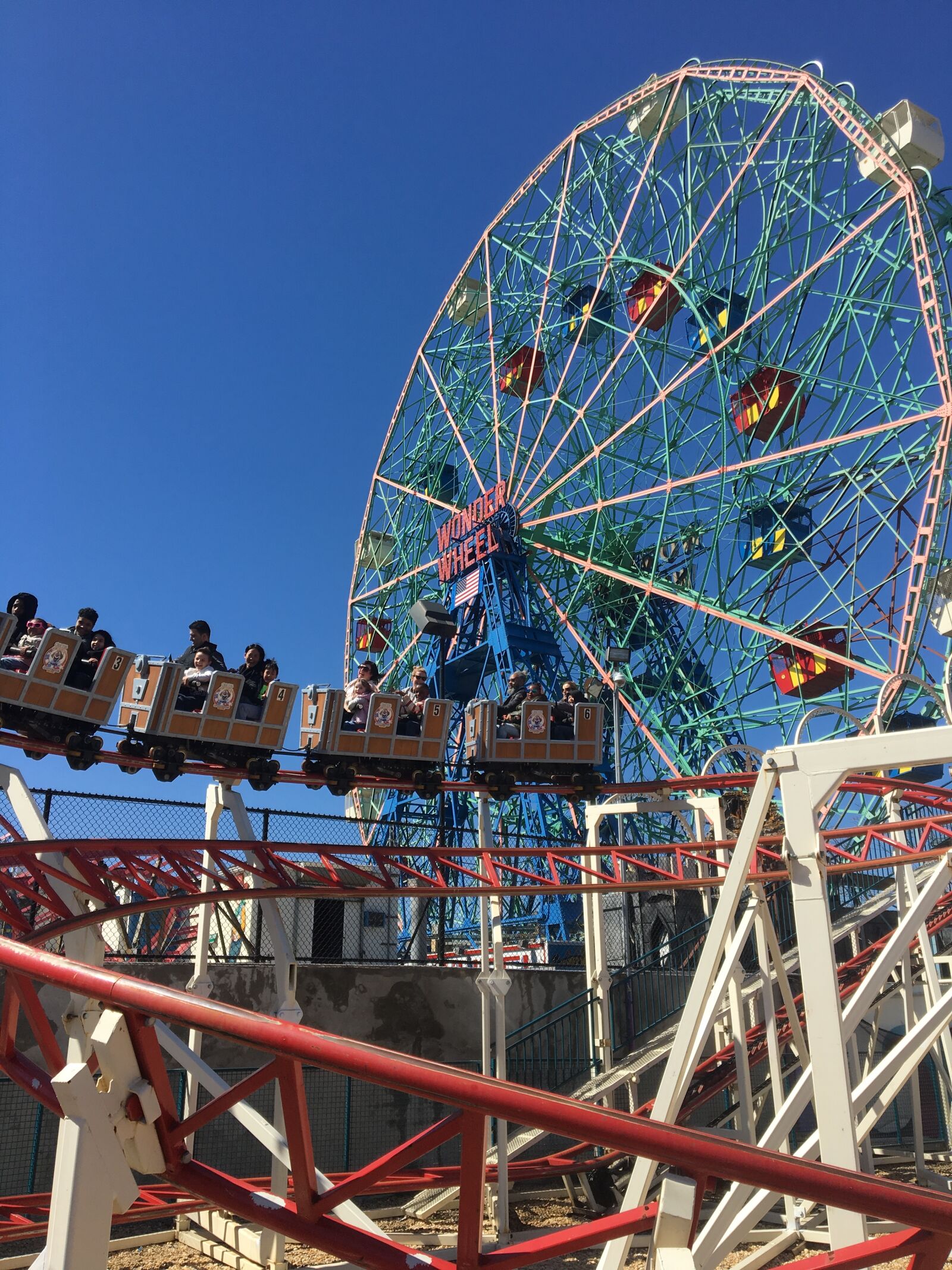 Apple iPhone 6s sample photo. Ferris wheel, new york photography