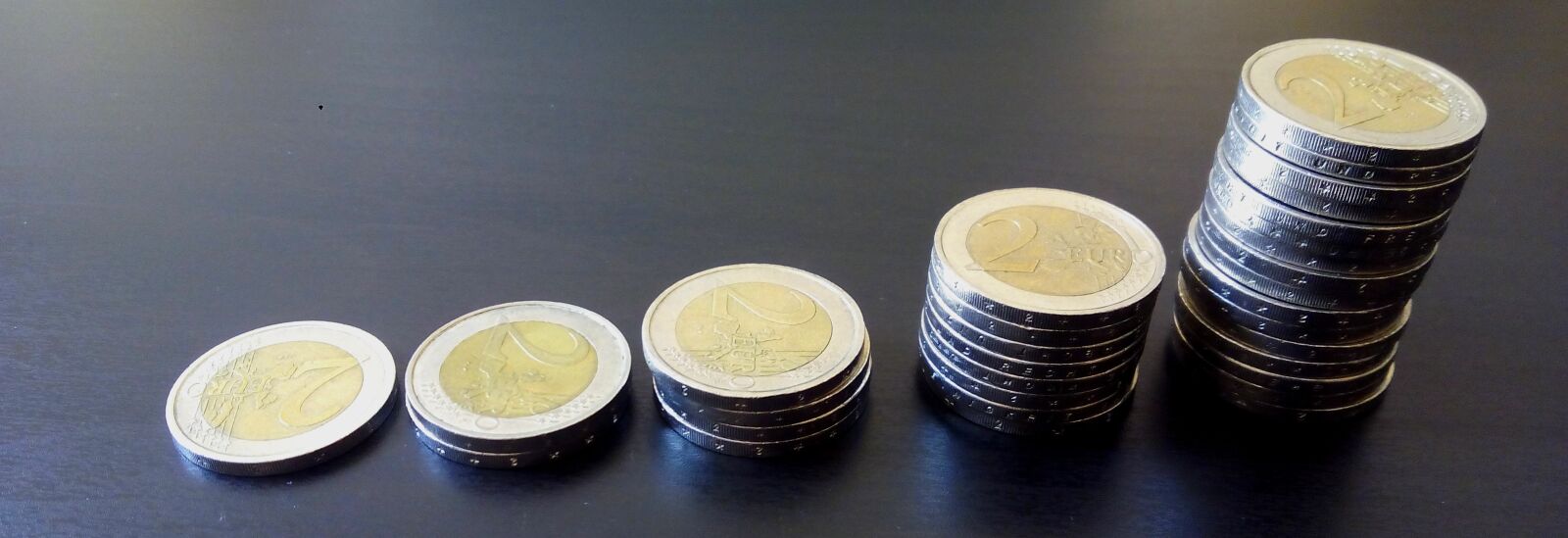 bq Aquaris E5 HD sample photo. Euro, saving, coins photography