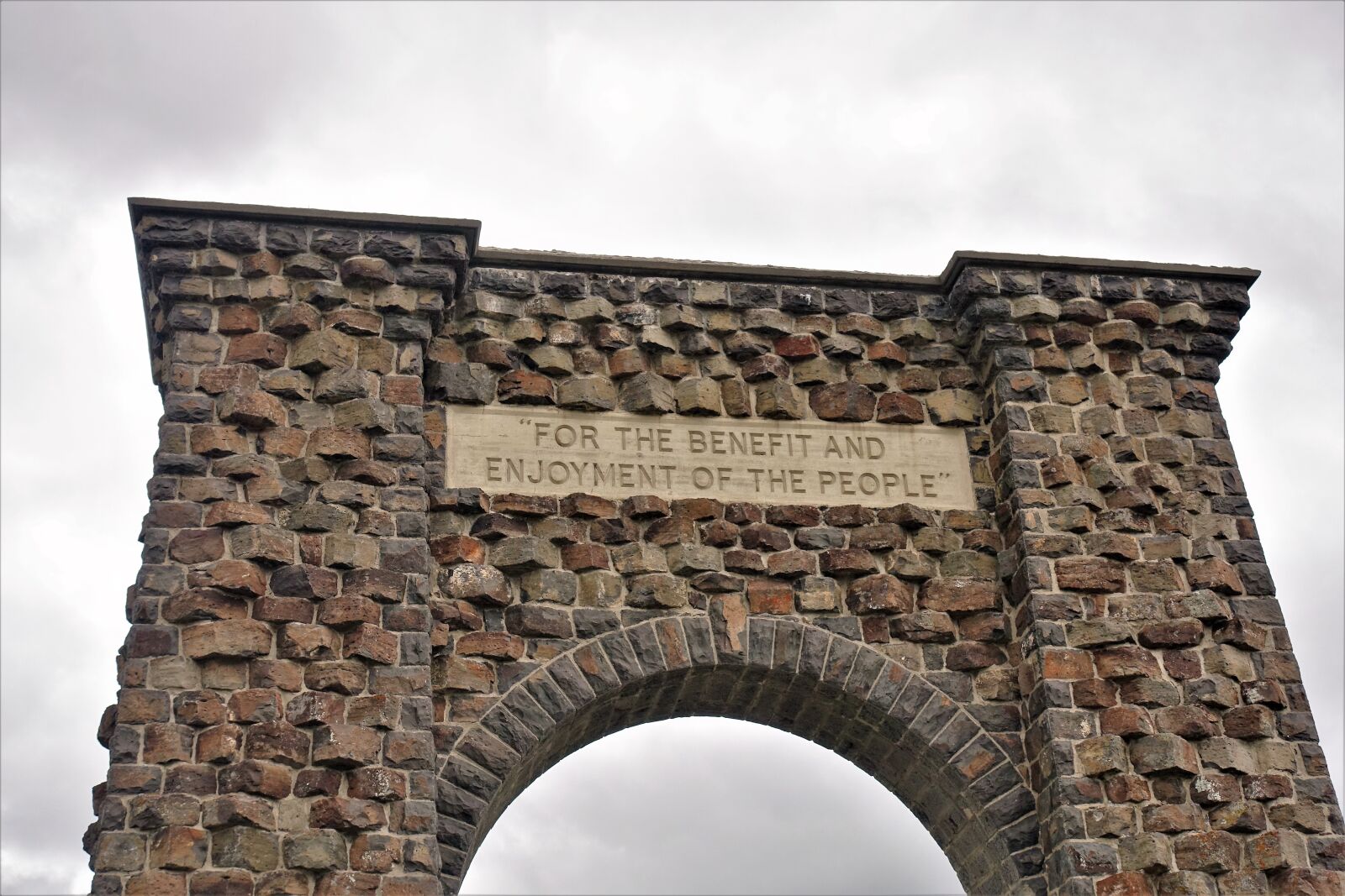 Sony Cyber-shot DSC-RX100 III sample photo. Yellowstone, entrance, stone photography